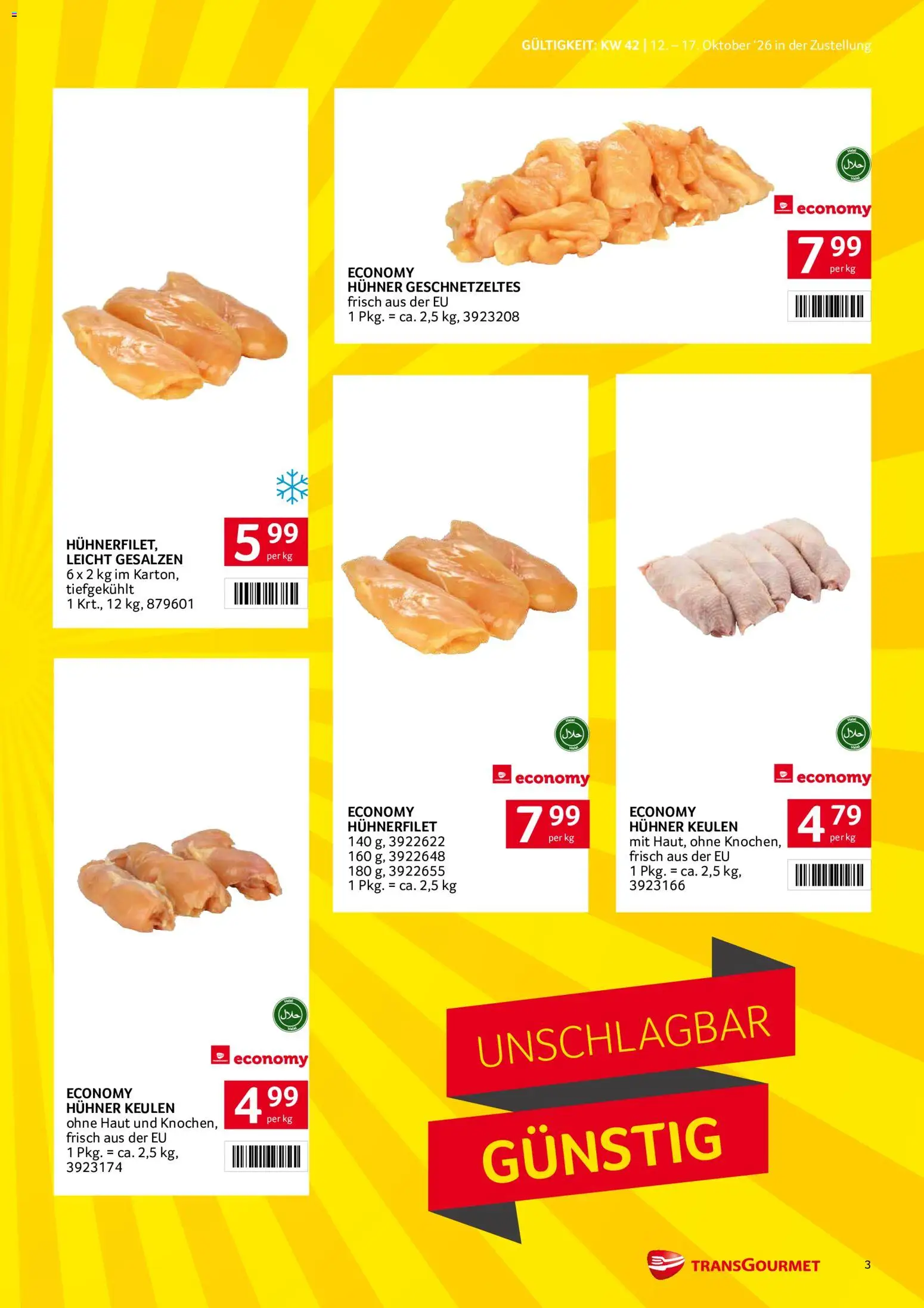 Transgourmet Flugblatt Flugblatt in Österreich