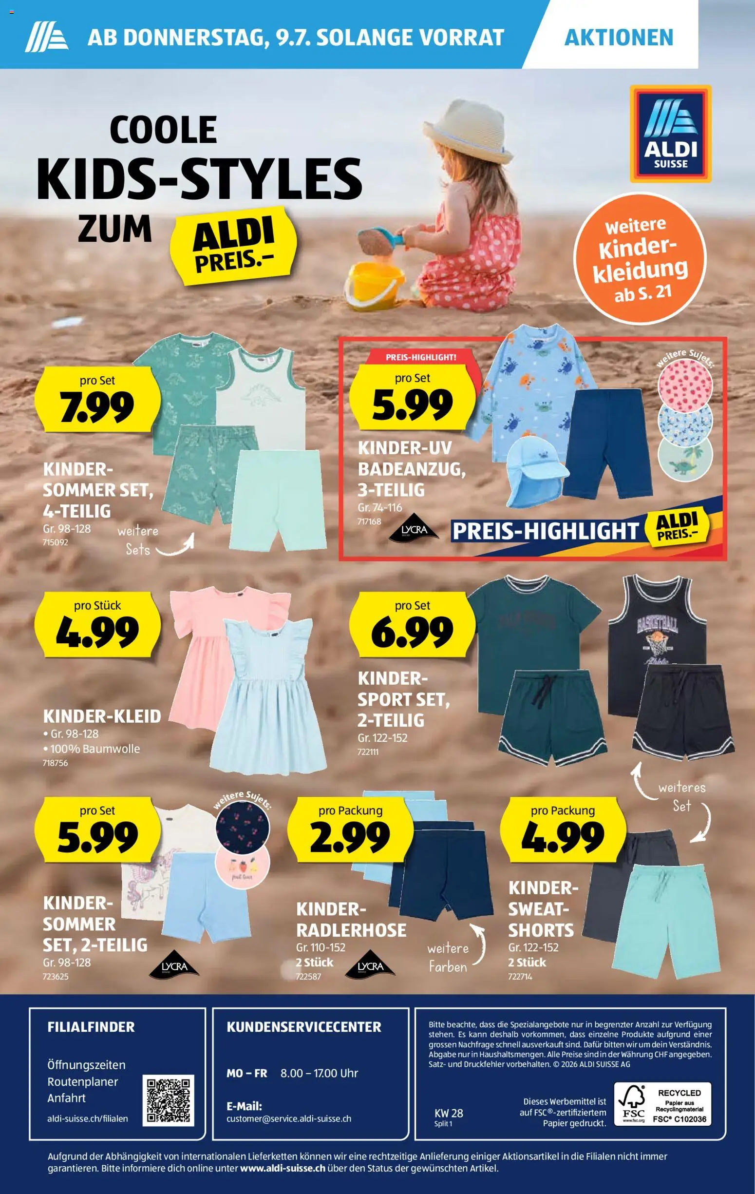 🛍️ Aldi aktionen ab 09.07.2026 » Entdecken Sie exklusive Rabatte und sparen Sie noch heute! 💰 | Schweiz
