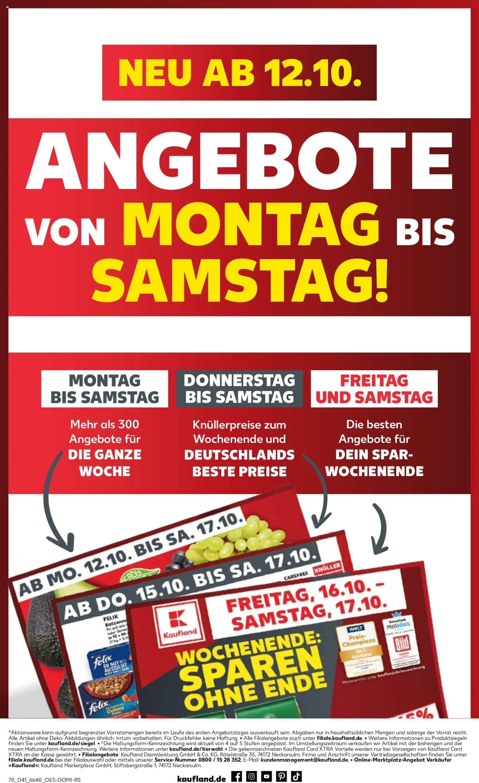 Kaufland Prospekt Prospekt in Deutschland