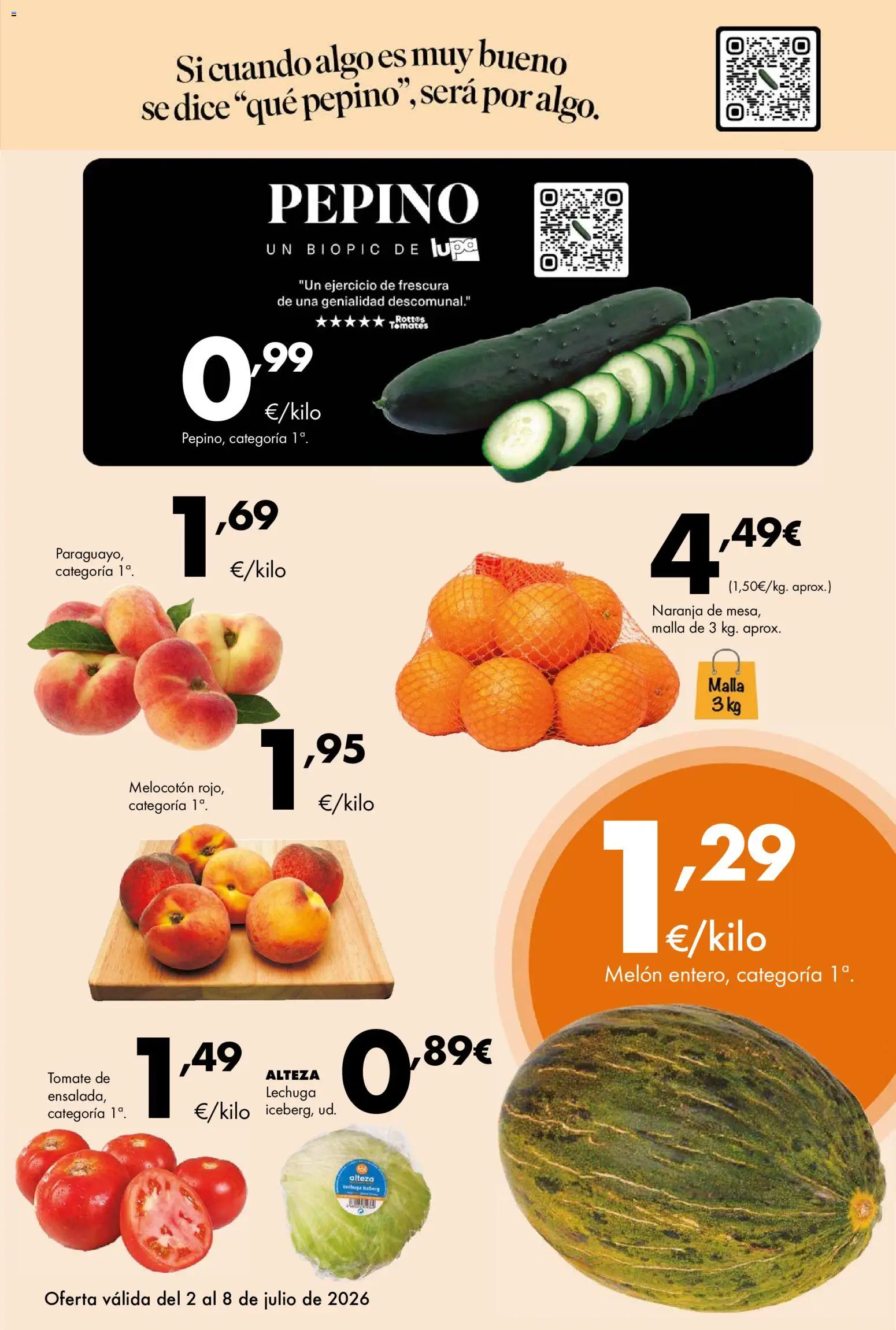 Lupa Supermercados folleto desde 02/07/2026 | ¿Cómo obtener un descuento limitado? ¡Ahorra hoy mismo! | España