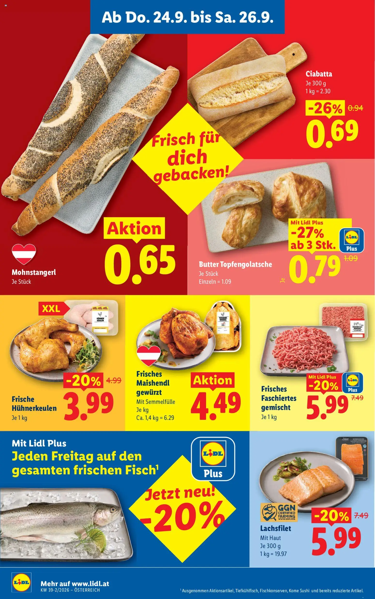 Lidl - Flugblatt Flugblatt in Österreich