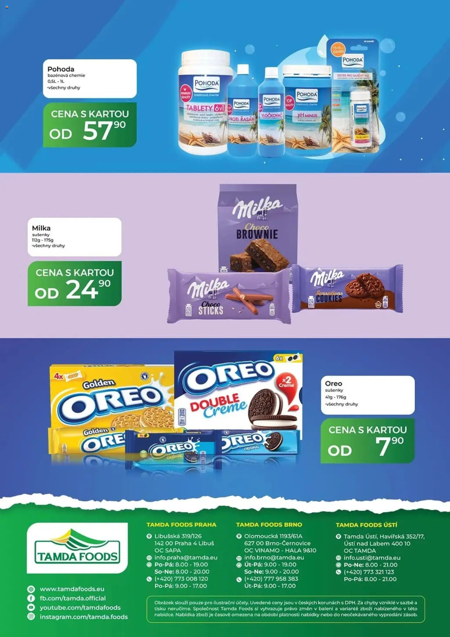 Tamda Foods leták Leták in Česko