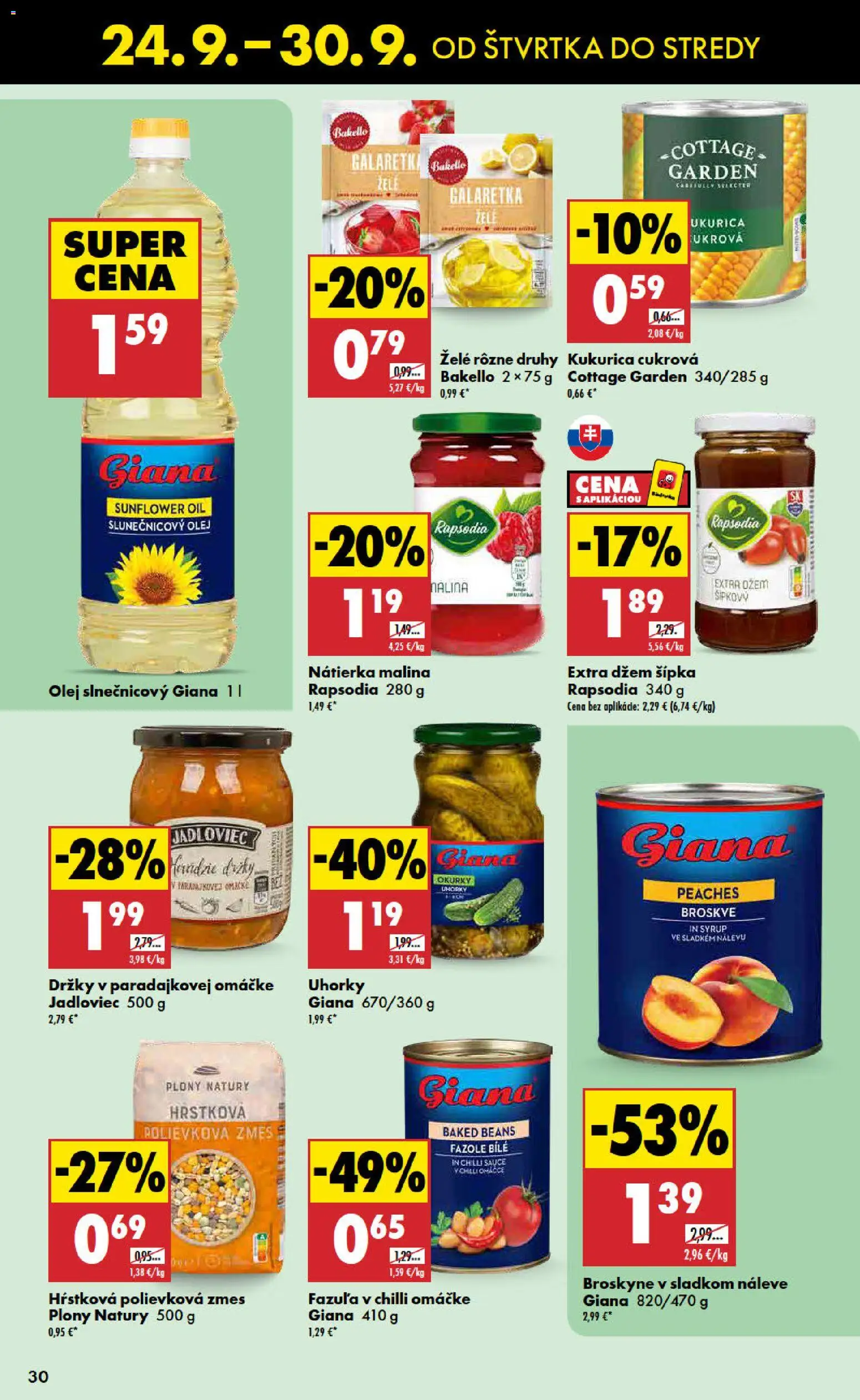 Biedronka leták Leták in Slovensko