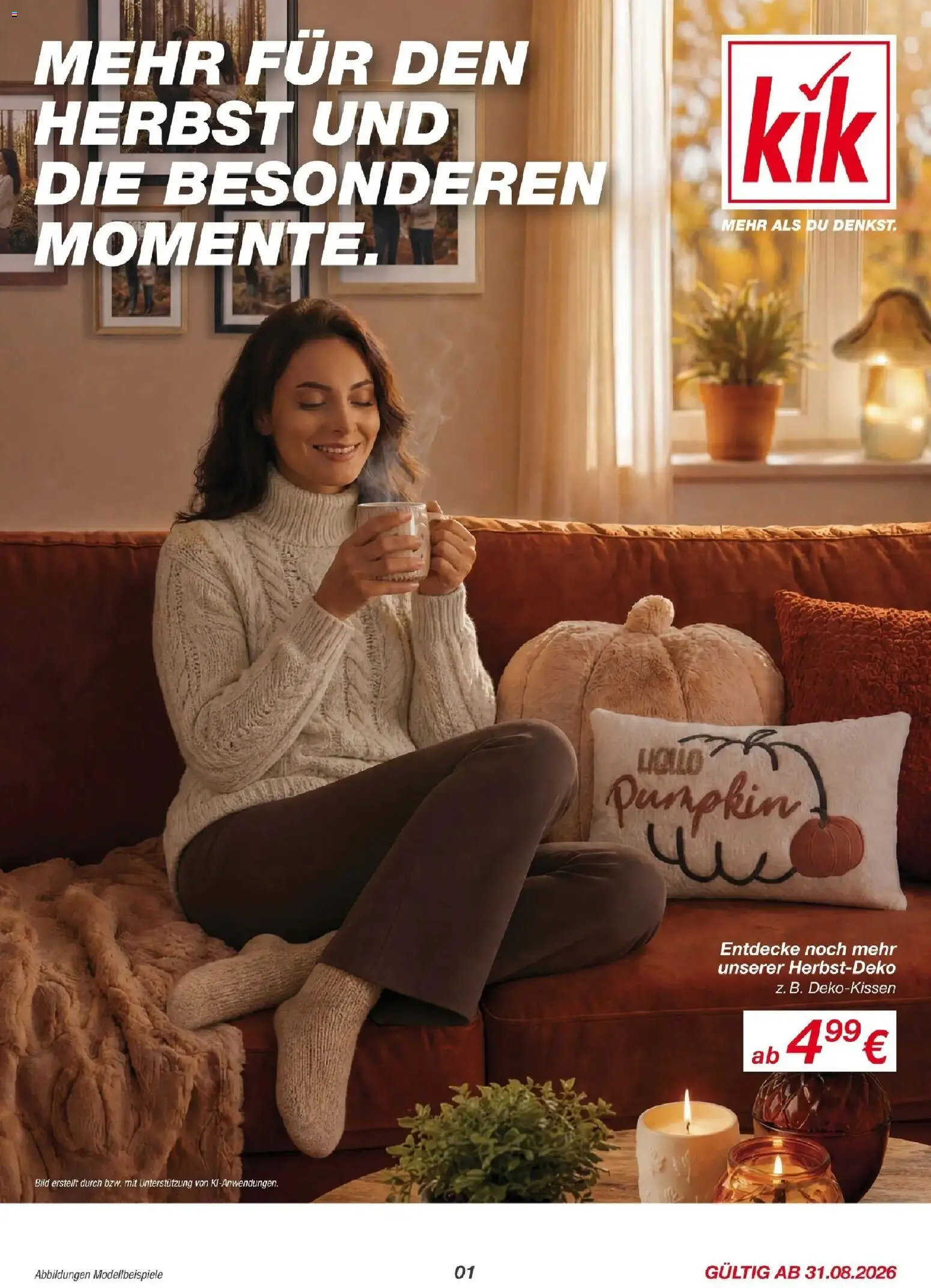 Kik Mehr für den Herbst und die besonderen Momente Prospekt in Deutschland
