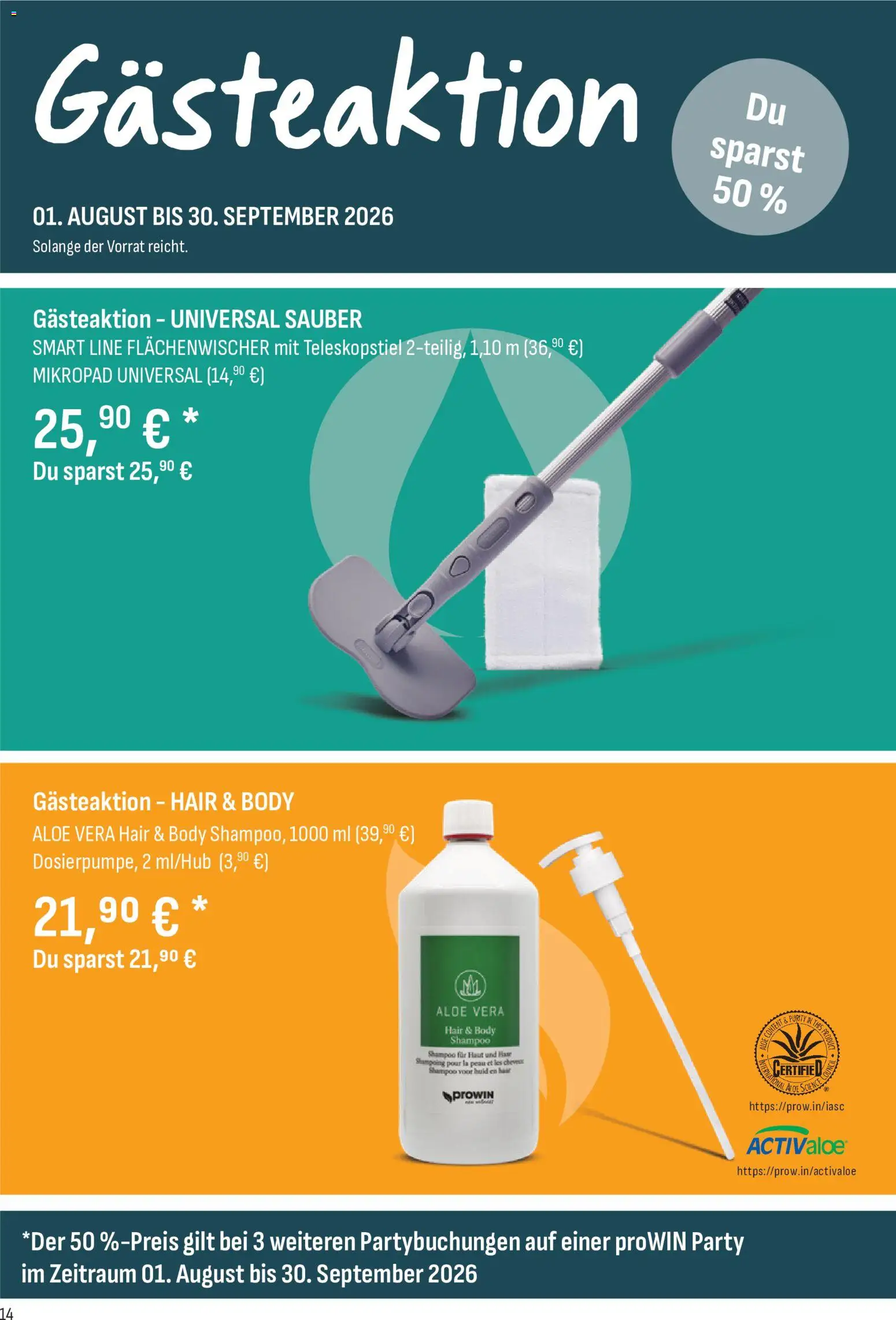 Angebote ProWIN August/September 2026 Prospekt in Deutschland