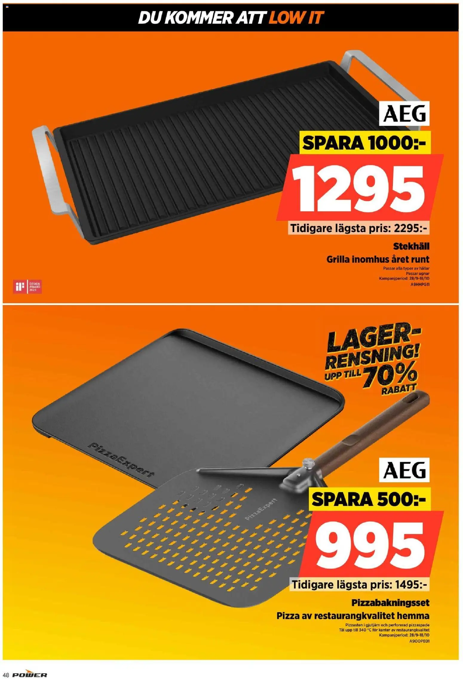 Power erbjudanden Reklamblad in Sverige