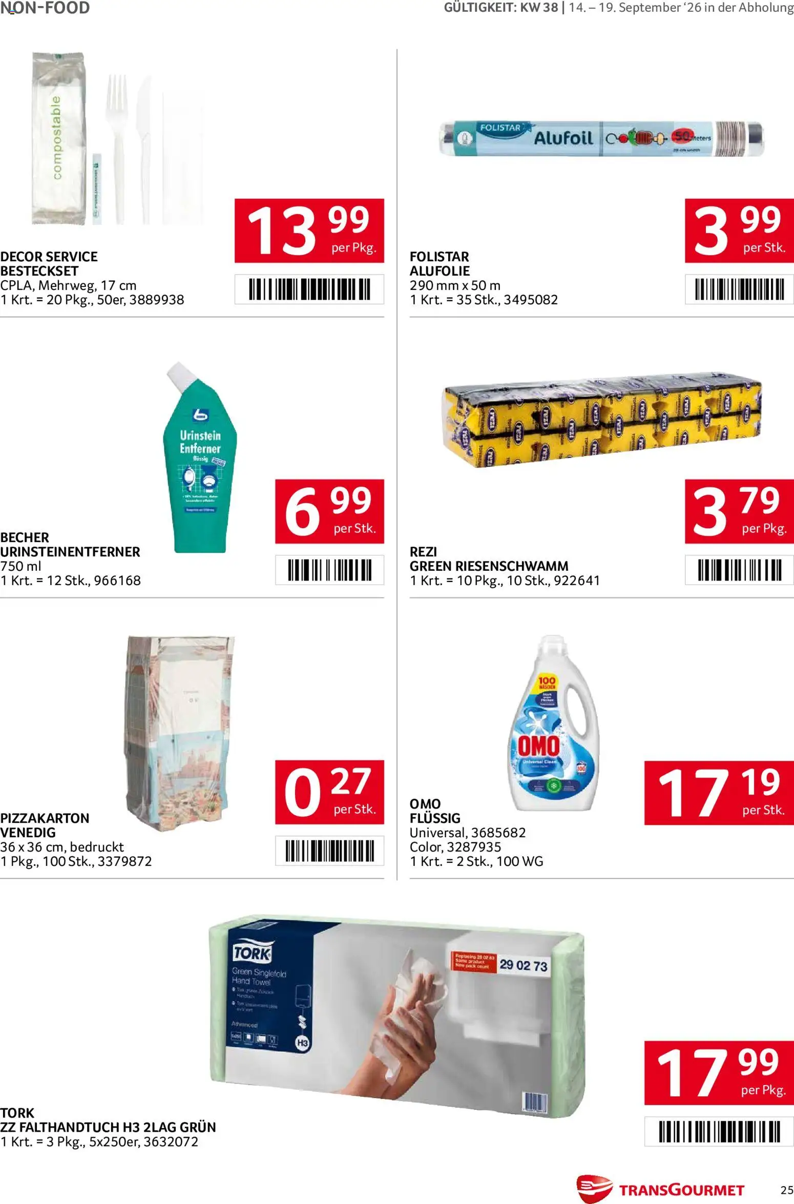 Transgourmet Flugblatt Flugblatt in Österreich