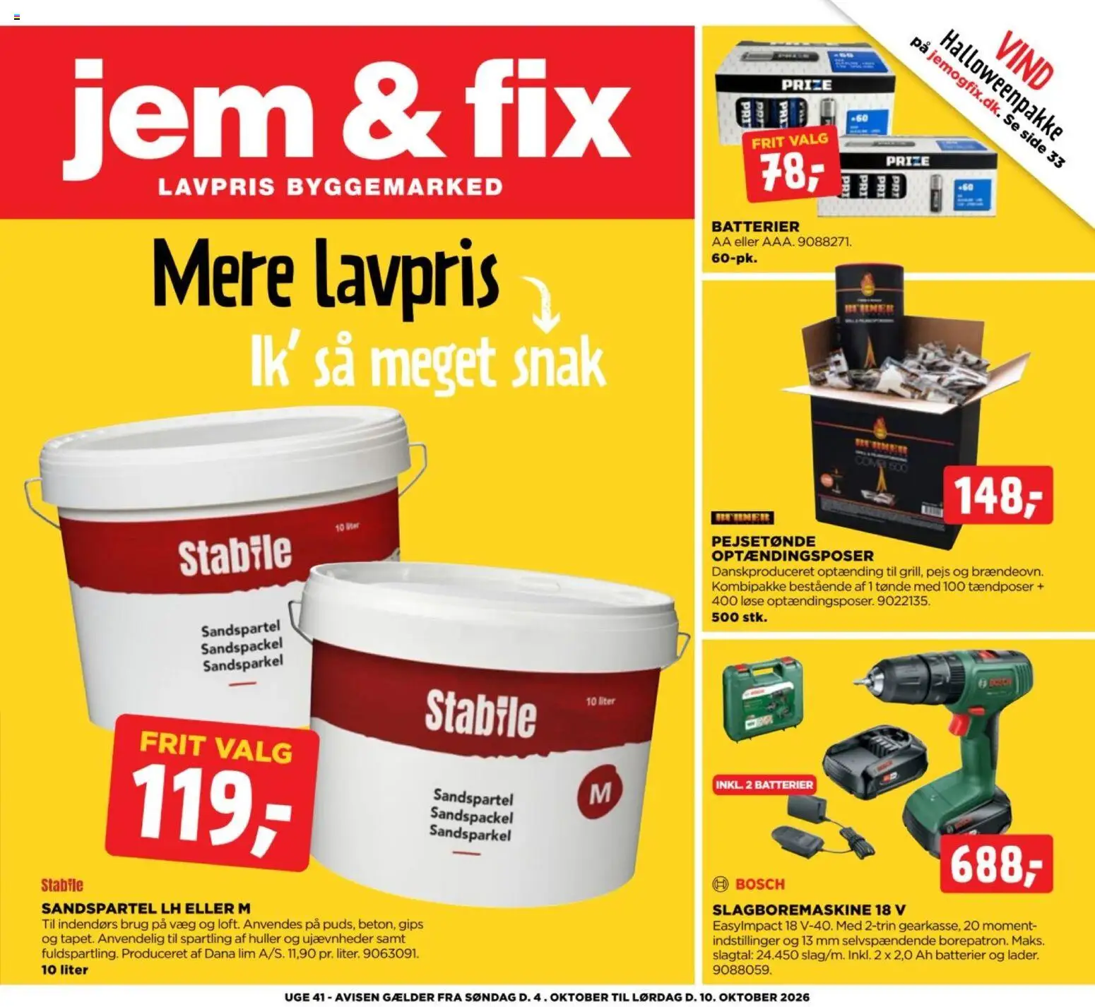 Jem & fix - Tibudsavis uge 41 Tilbudsavis in Danmark