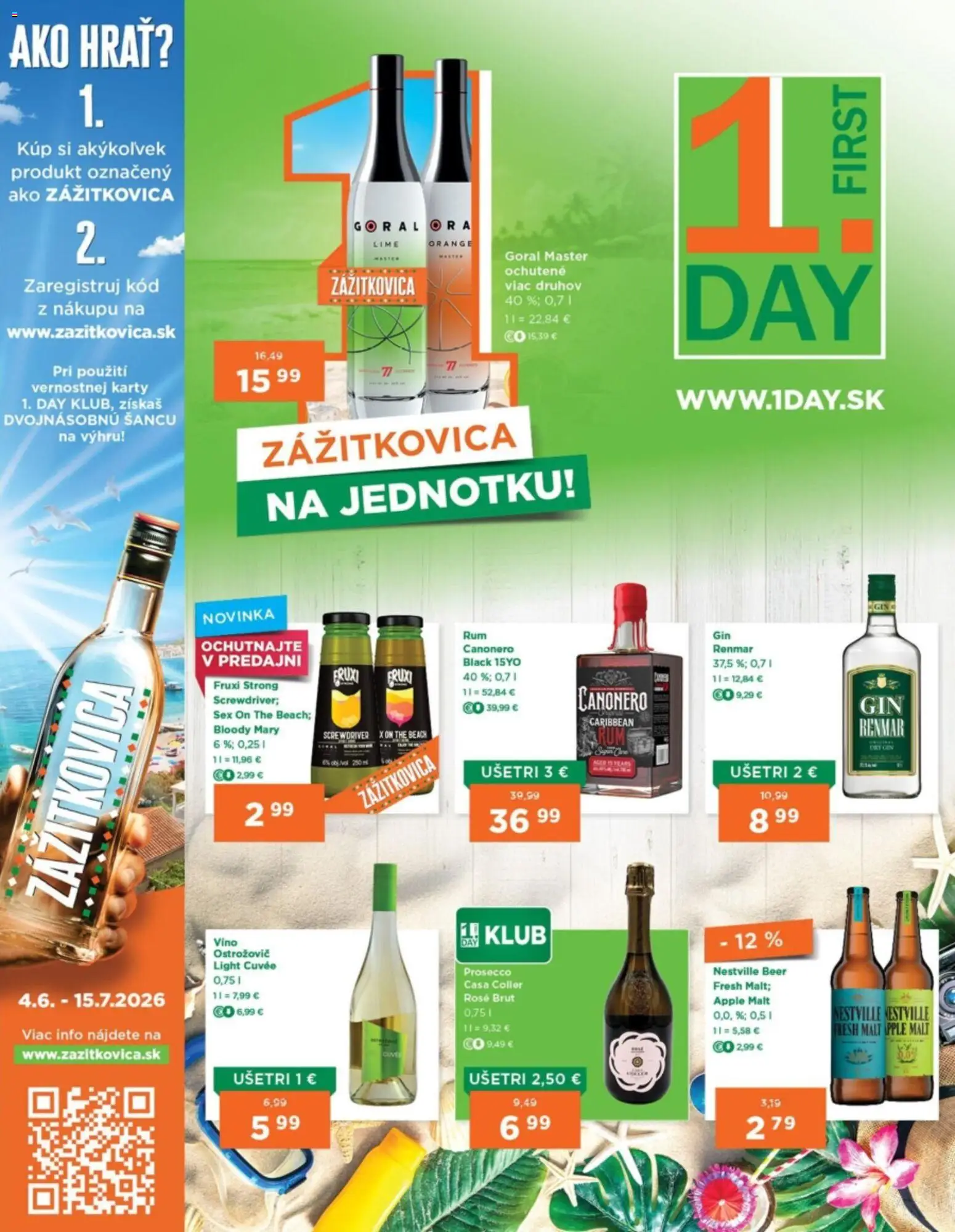 1day leták od 02.07.2026 » Pozrite si limitované zľavy a ušetrite ešte dnes! | Slovensko