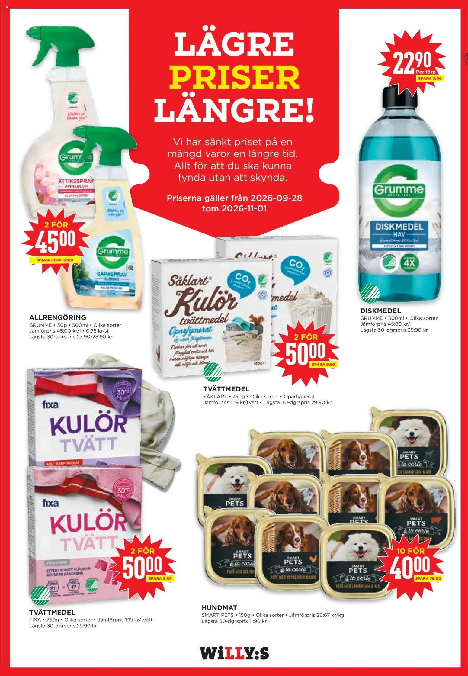 Willys erbjudanden Reklamblad in Sverige