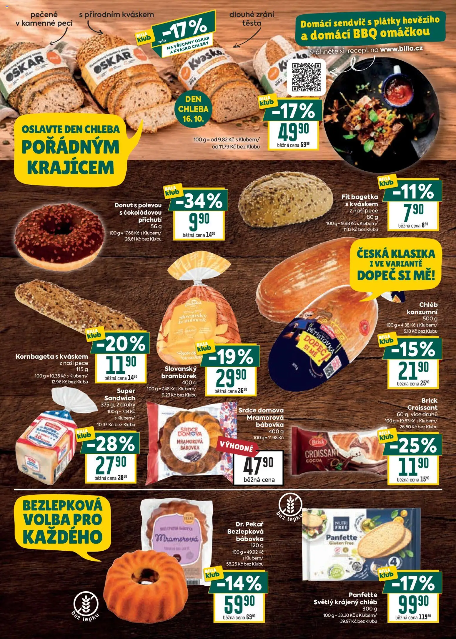 Billa Velký leták Leták in Česko