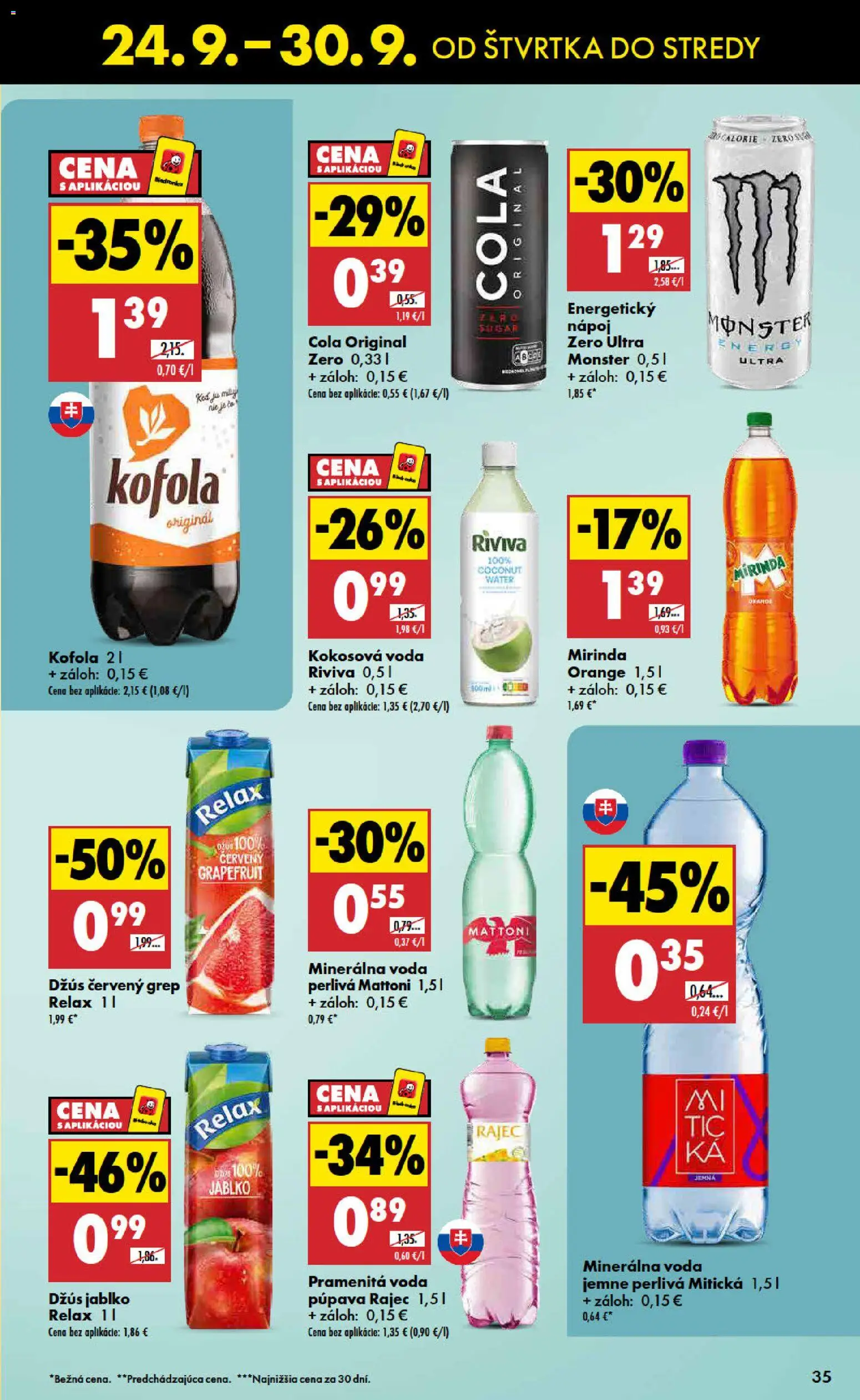Biedronka leták Leták in Slovensko