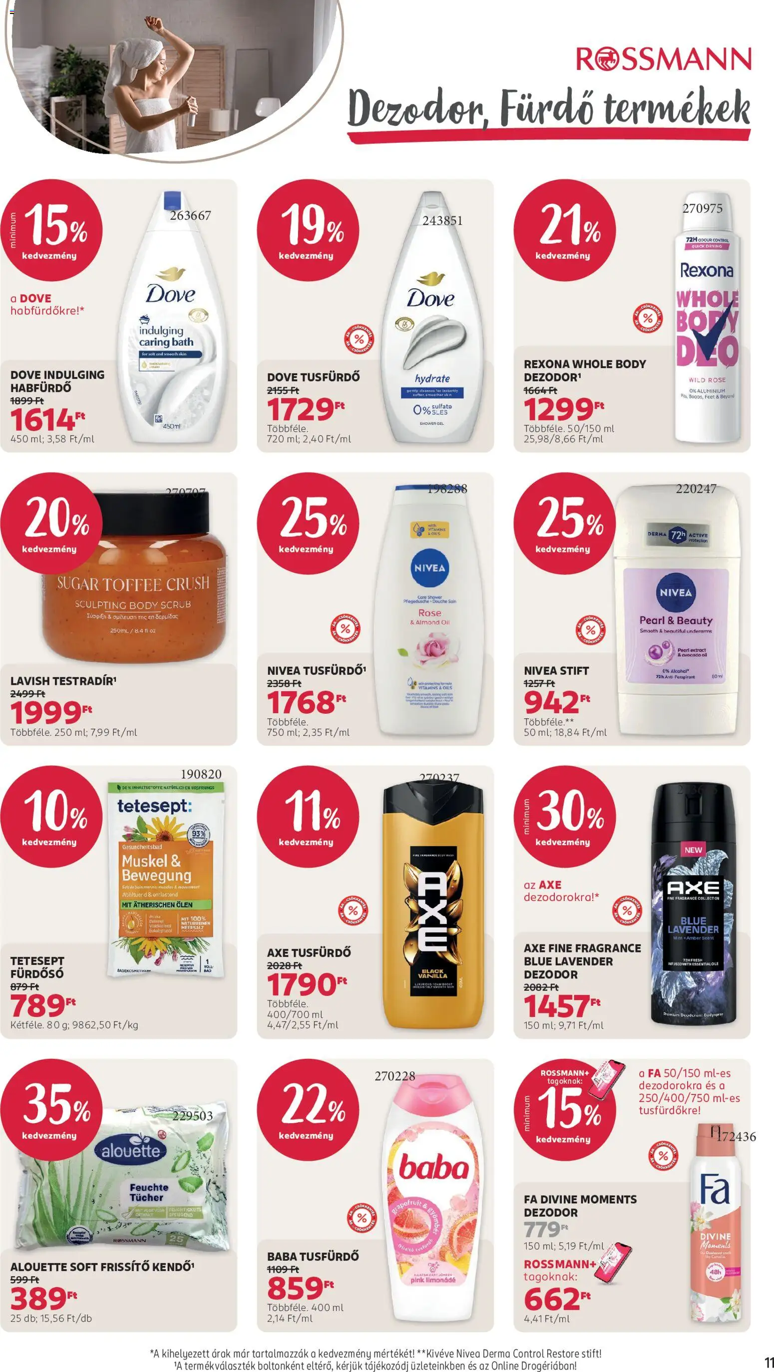 Rossmann Akciós Újság 2026.07.06.-tól/töl - fantasztikus ajánlatokat! 🛍️ | Magyarország
