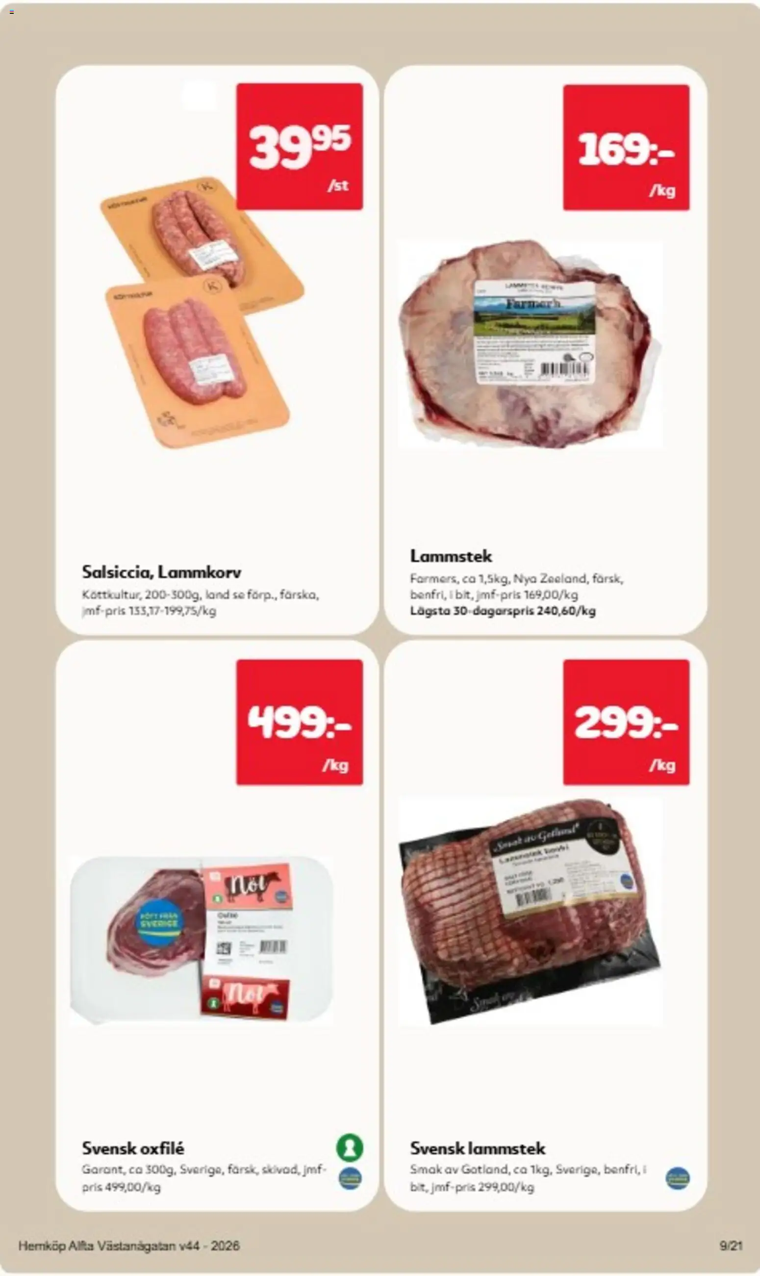 Hemköp erbjudanden Reklamblad in Sverige
