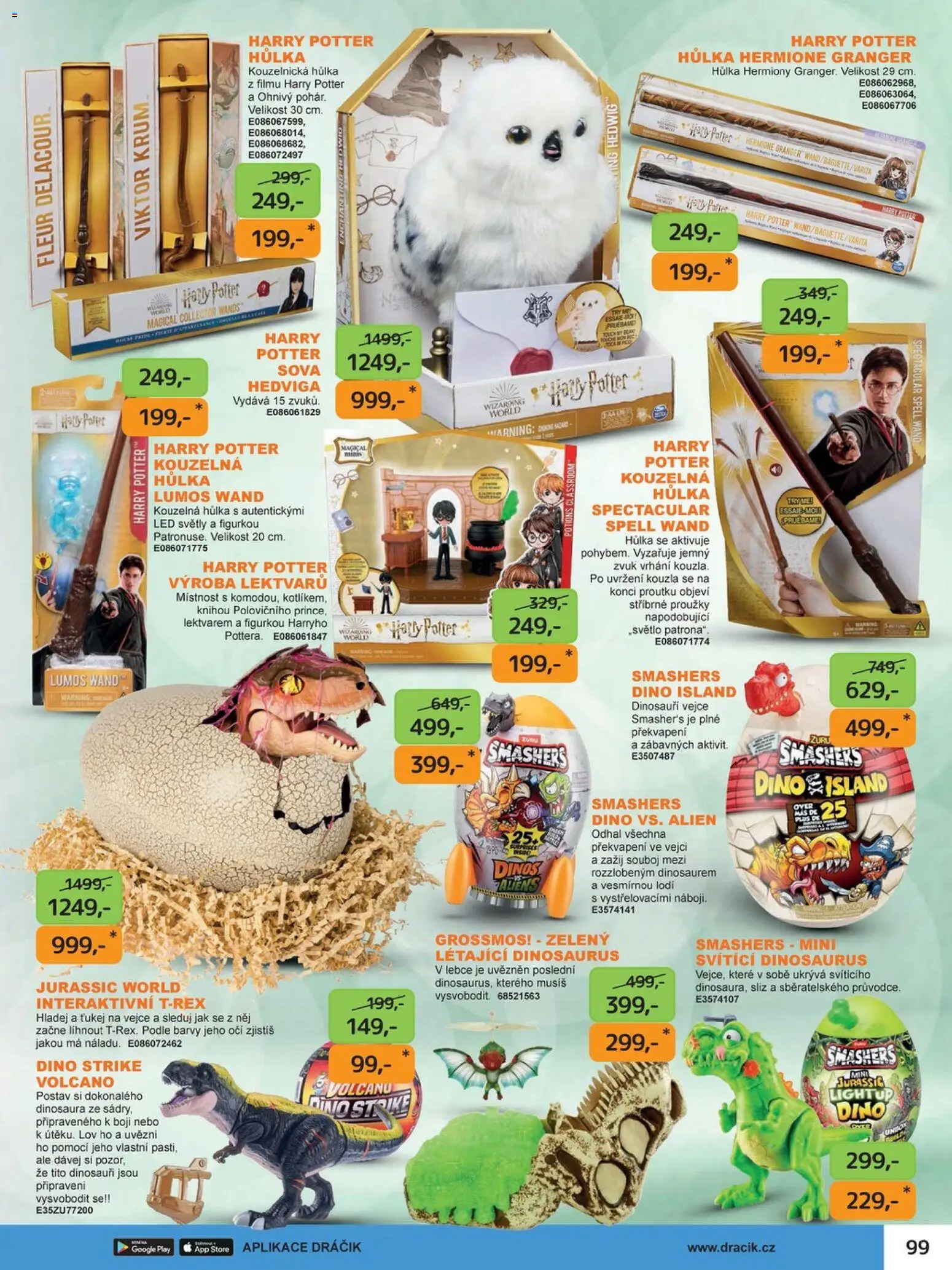 Dráčik katalog - Vánoce Leták in Česko