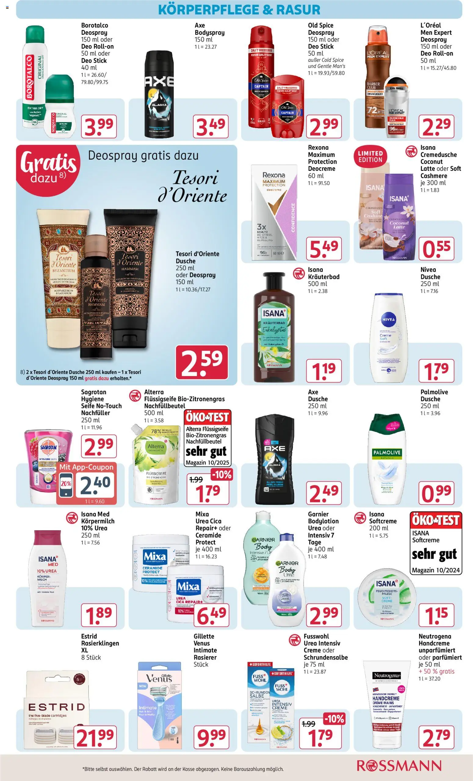 Rossmann Pre Black Week Prospekt in Deutschland