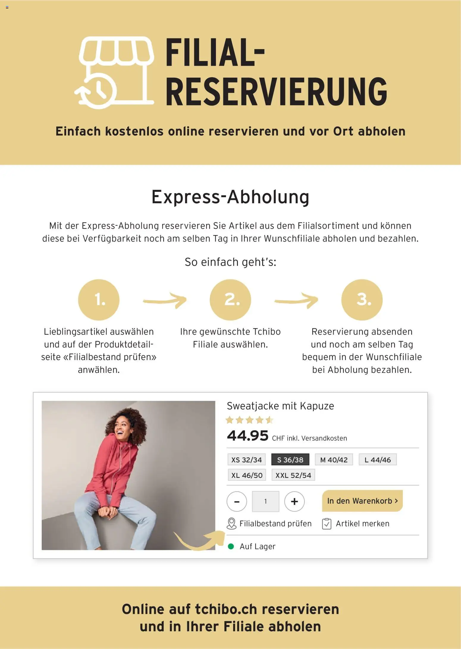 Tchibo aktionen Prospekt in Schweiz
