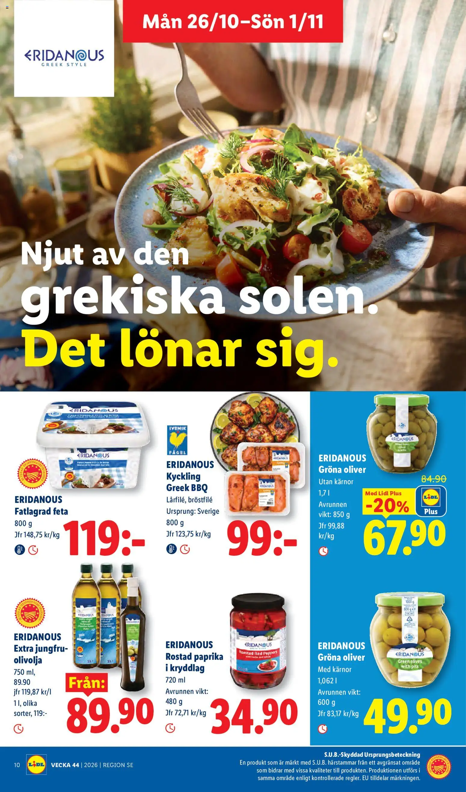Lidl erbjudanden Reklamblad in Sverige