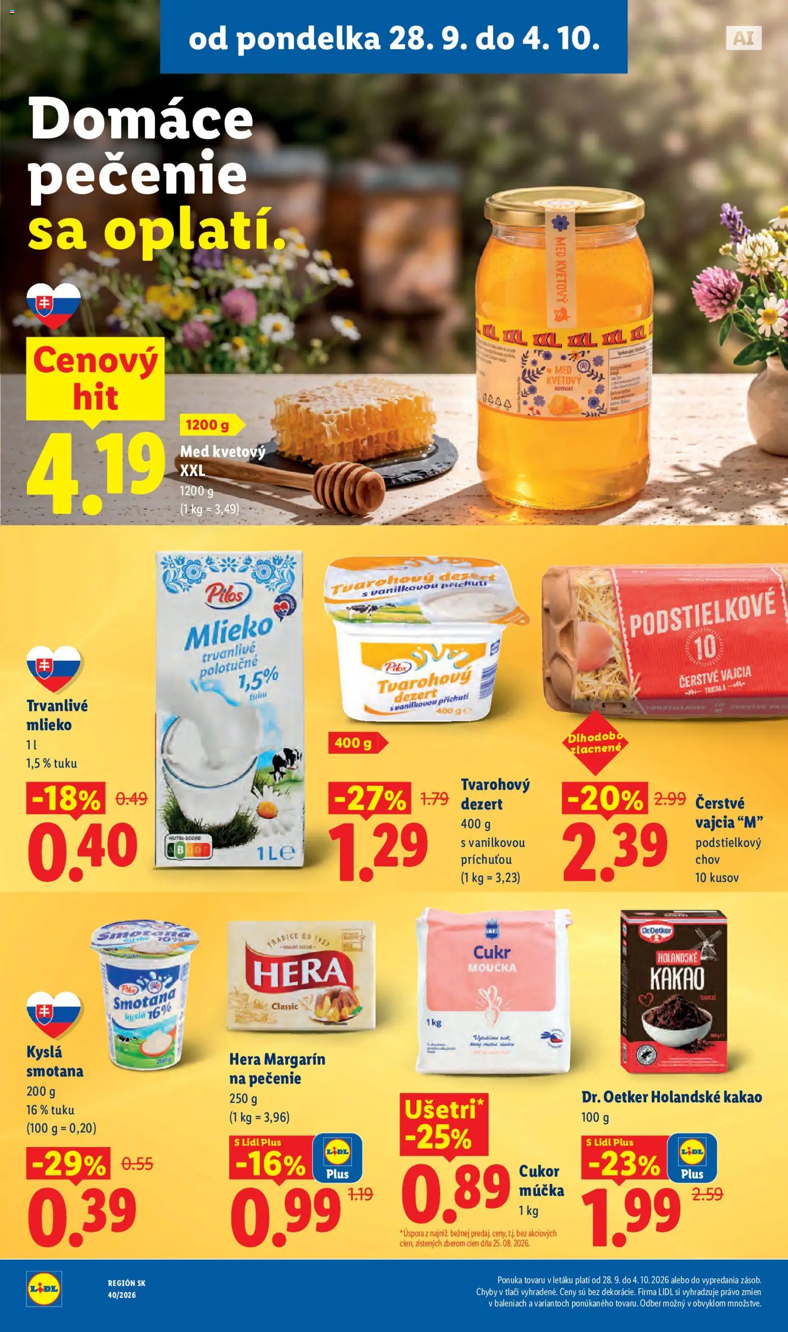 Lidl leták Leták in Slovensko