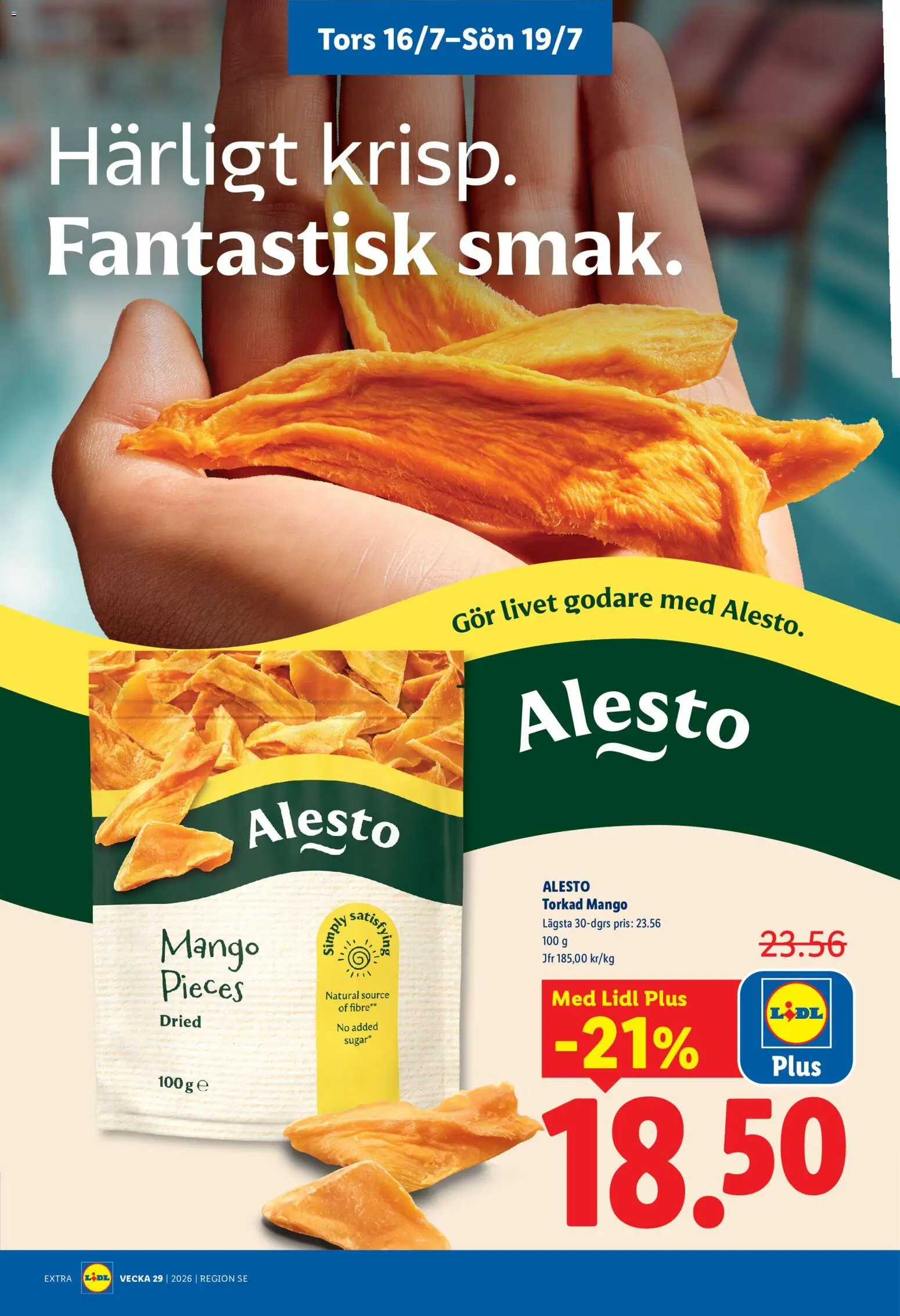 Nuvarande Lidl erbjudanden från 📣 13/07/2026 - 19/07/2026 📣 | Sverige