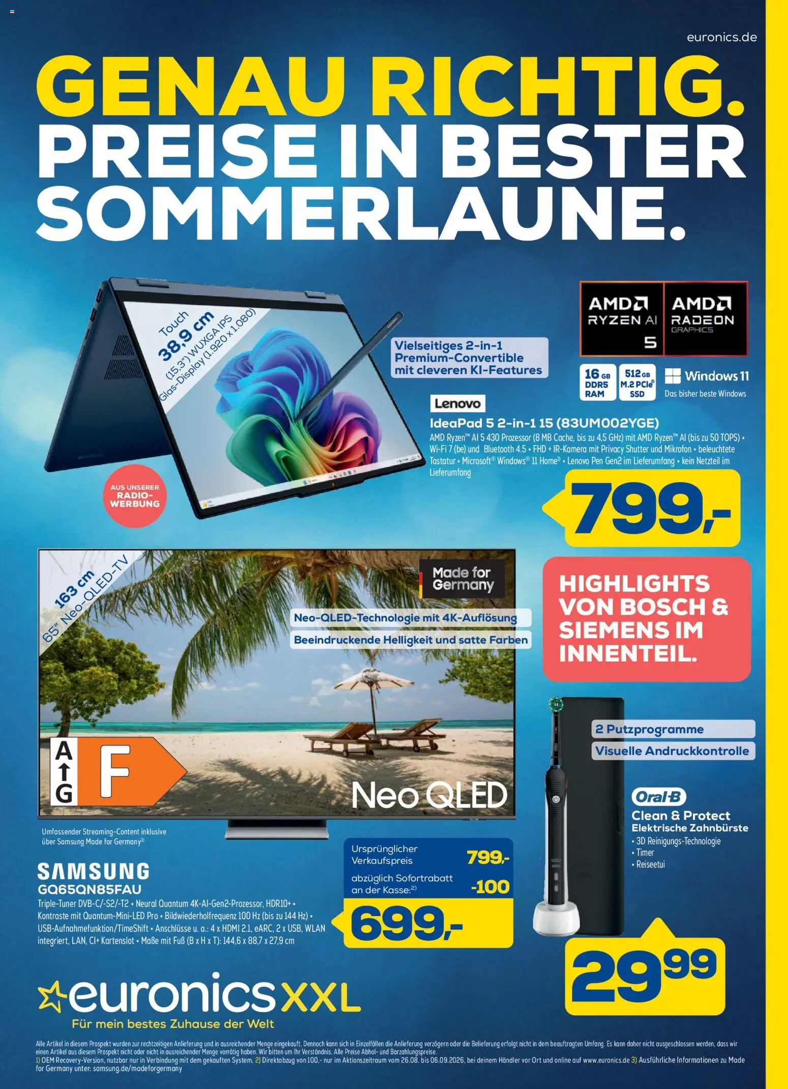 Euronics Prospekt Prospekt in Deutschland