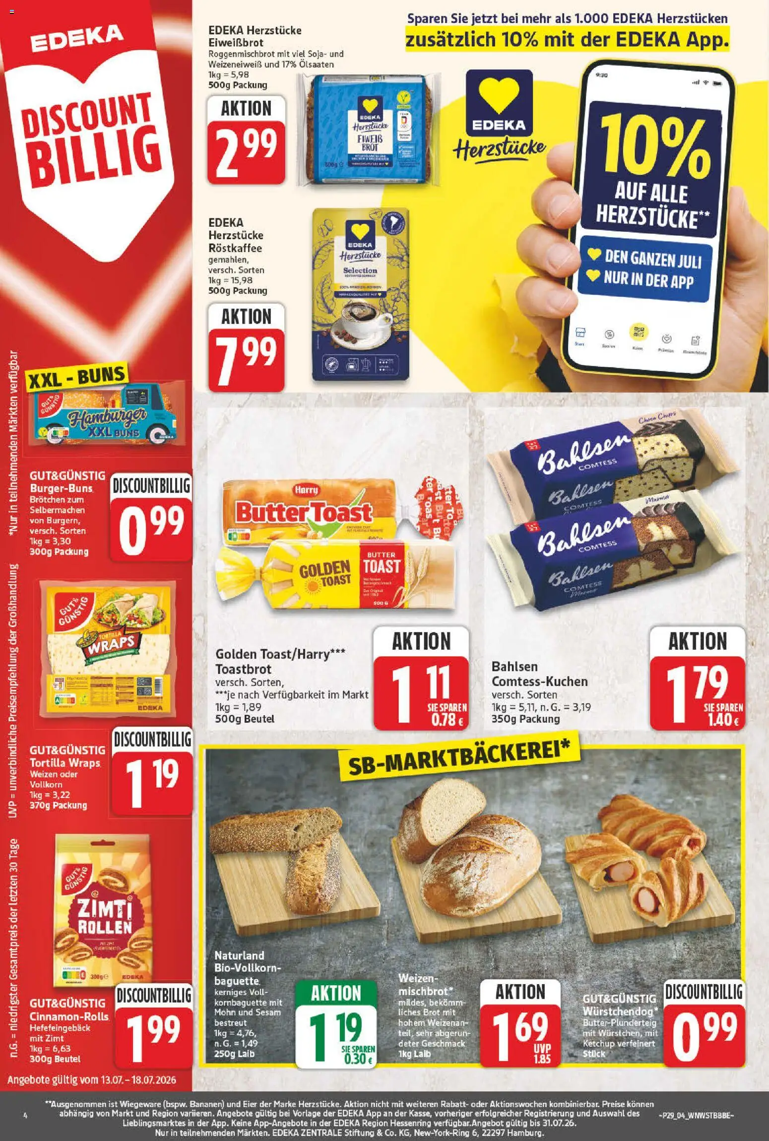 NP Discount Prospekt | 13.07.2026 | Wie erhält man einen begrenzten Rabatt? | Deutschland