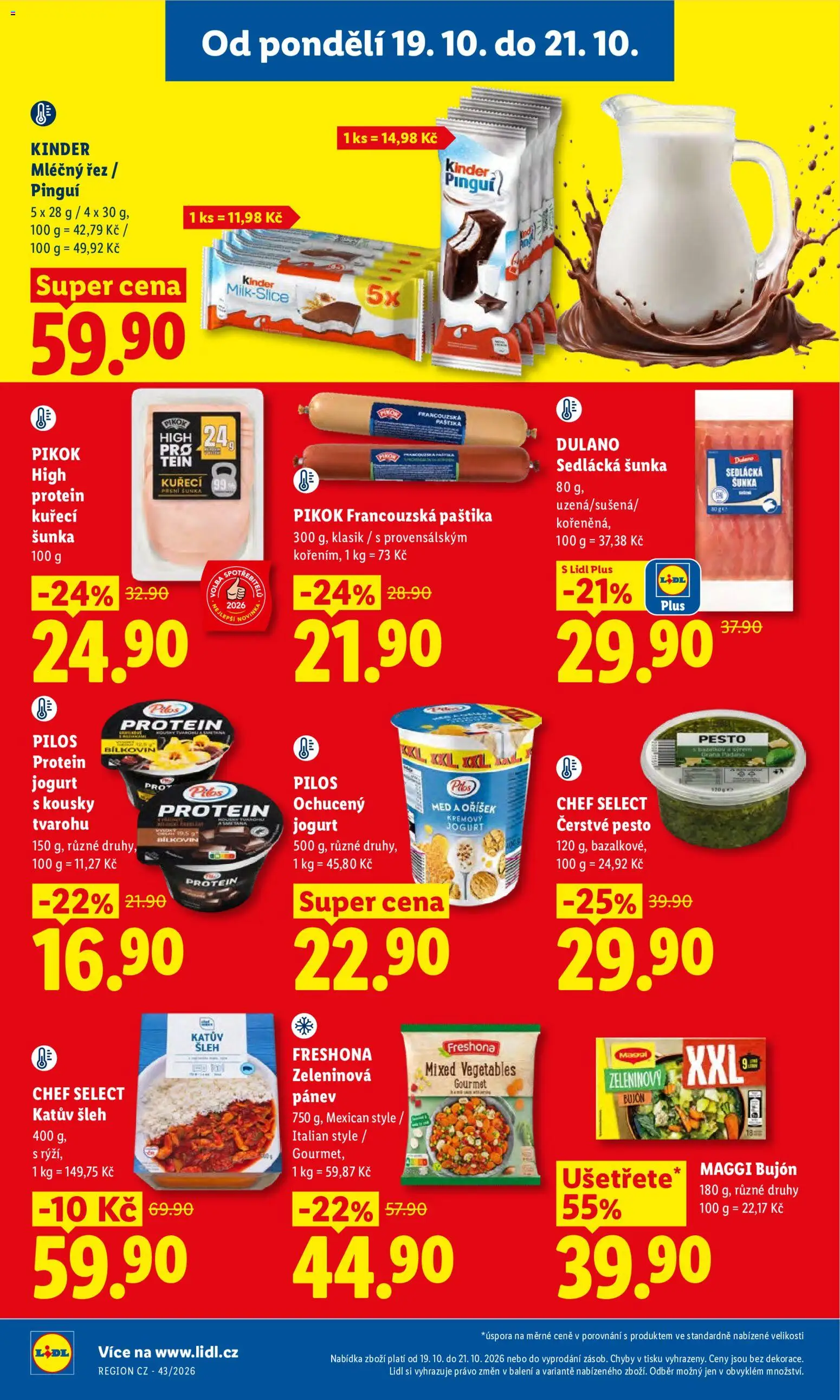 Lidl leták Leták in Česko