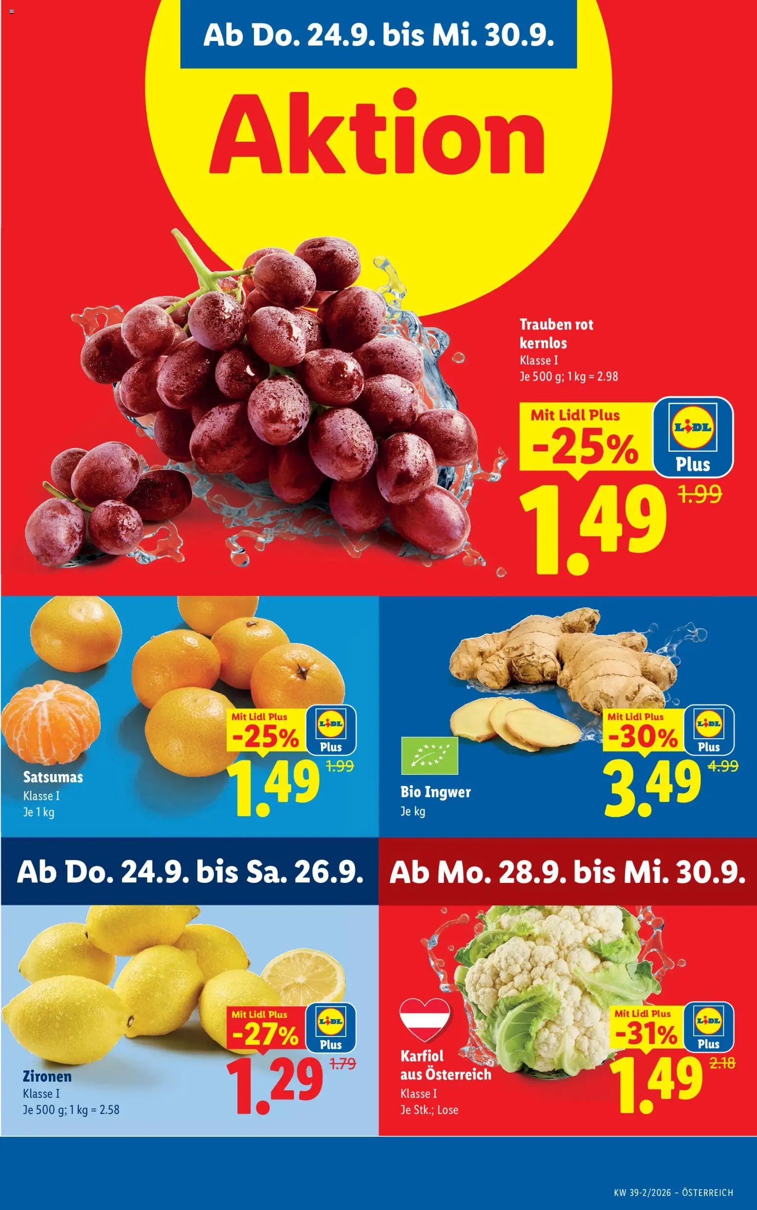 Lidl - Flugblatt Flugblatt in Österreich
