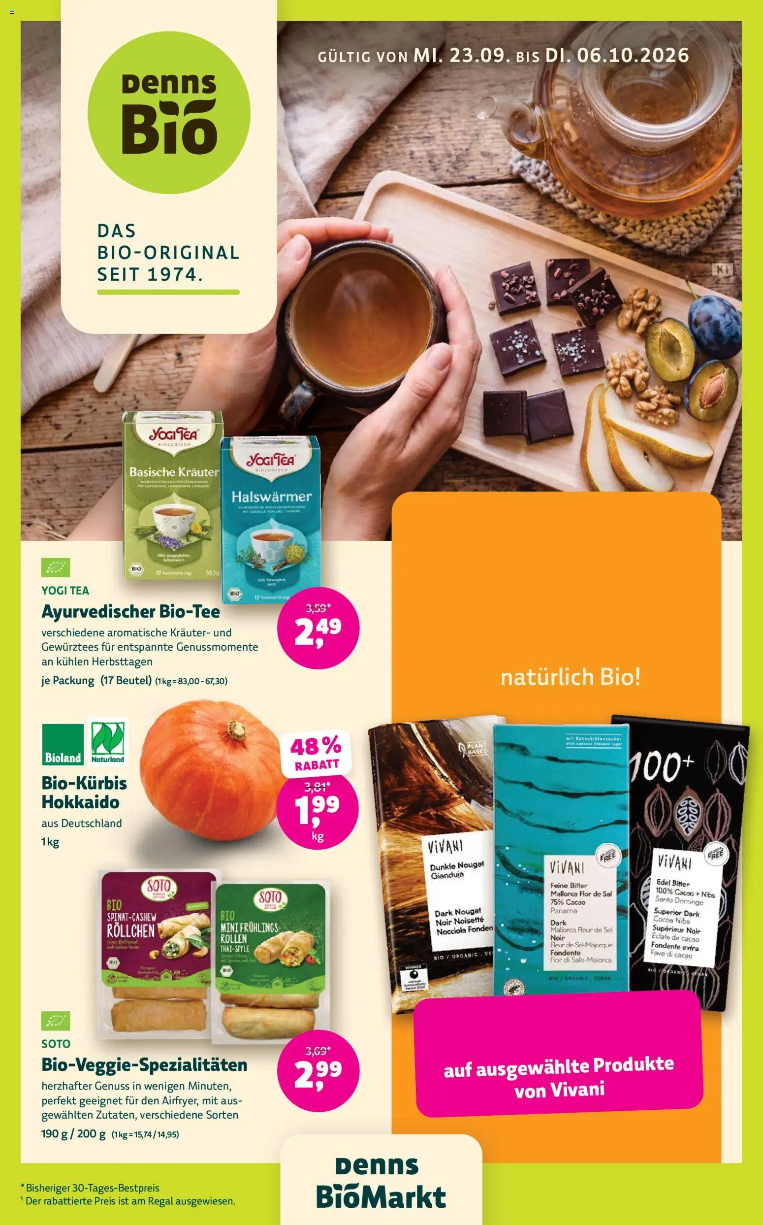 Denns BioMarkt Angebote Flugblatt in Österreich