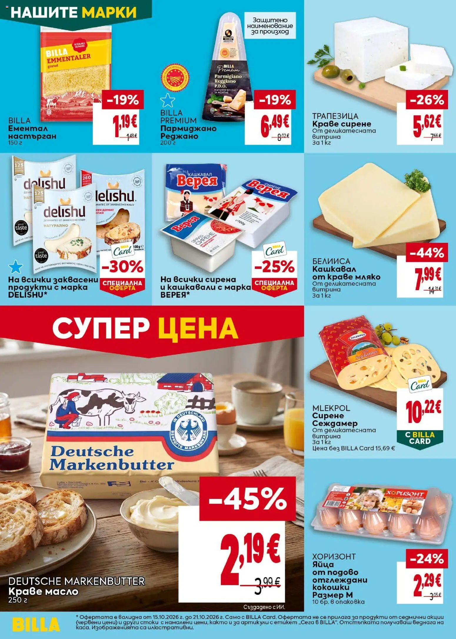 Билла Cедмична брошура Брошура in България
