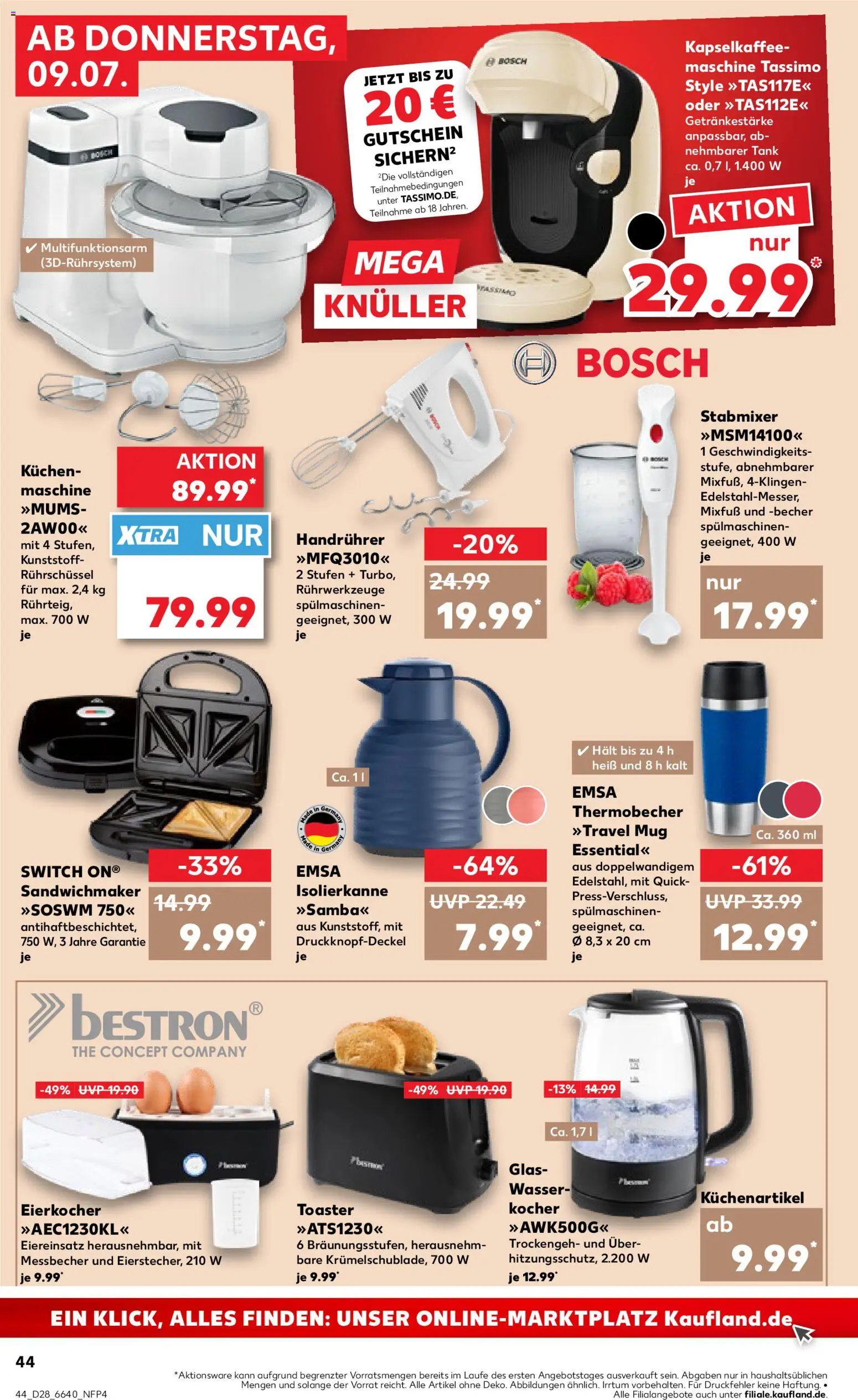Kaufland Prospekt | 09.07.2026 | Wie erhält man einen begrenzten Rabatt? | Deutschland