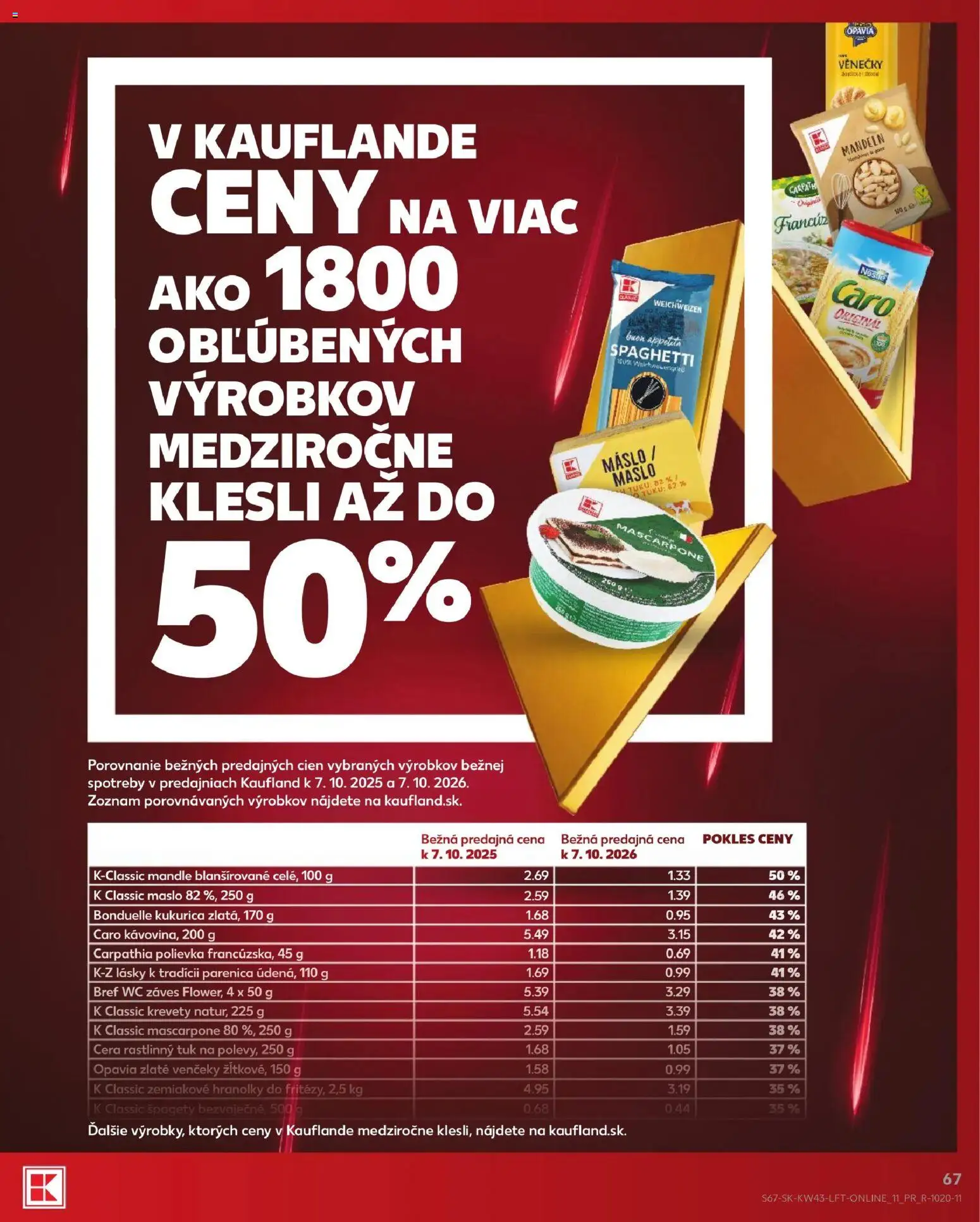 Kaufland leták Leták in Slovensko