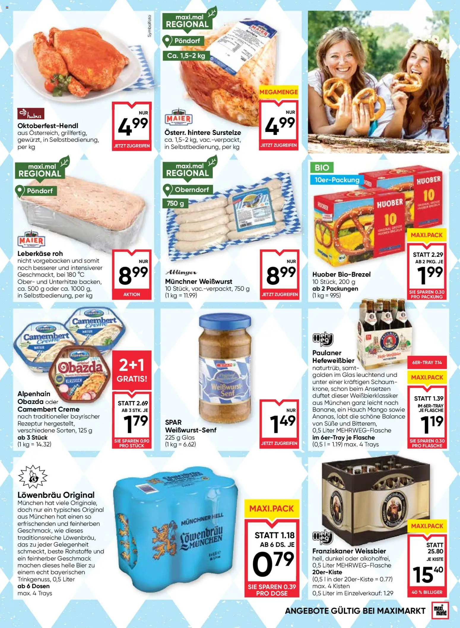 Maximarkt Flugblatt Flugblatt in Österreich