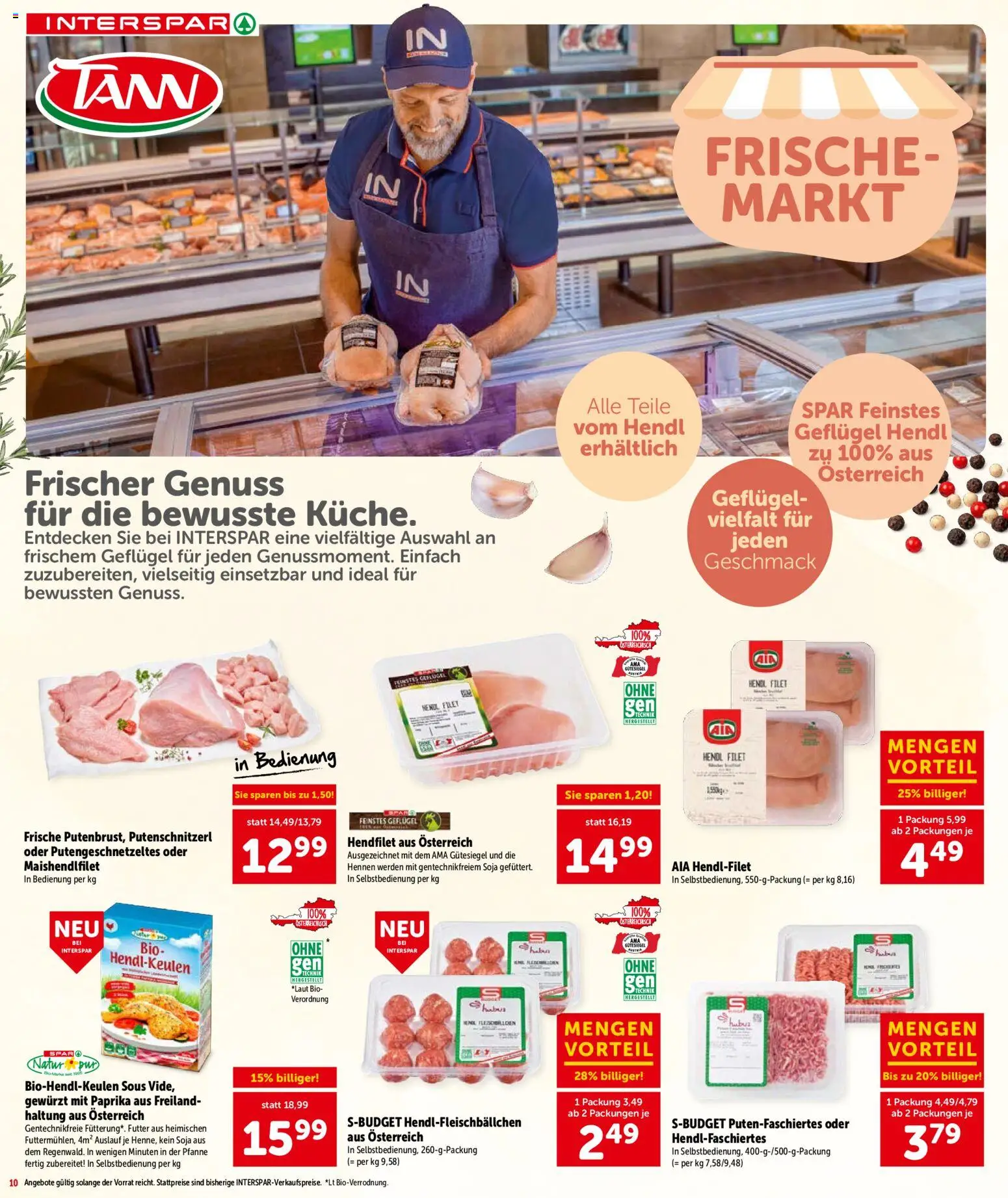 Interspar Flugblatt Flugblatt in Österreich