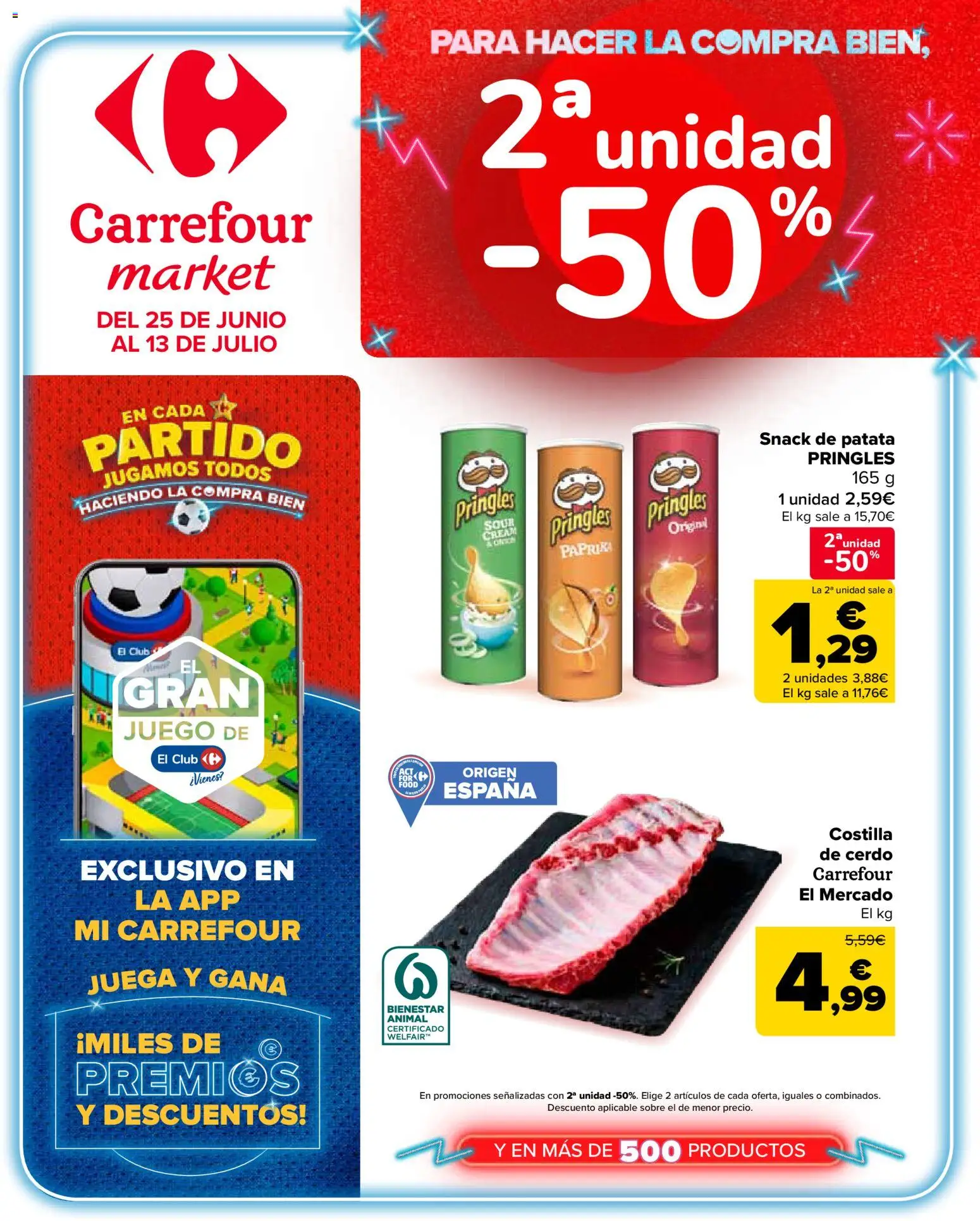 Carrefour Market folleto desde 25/06/2026 | ¿Cómo obtener un descuento limitado? ¡Ahorra hoy mismo! | España