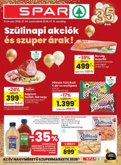 Spar Spar akciós újság