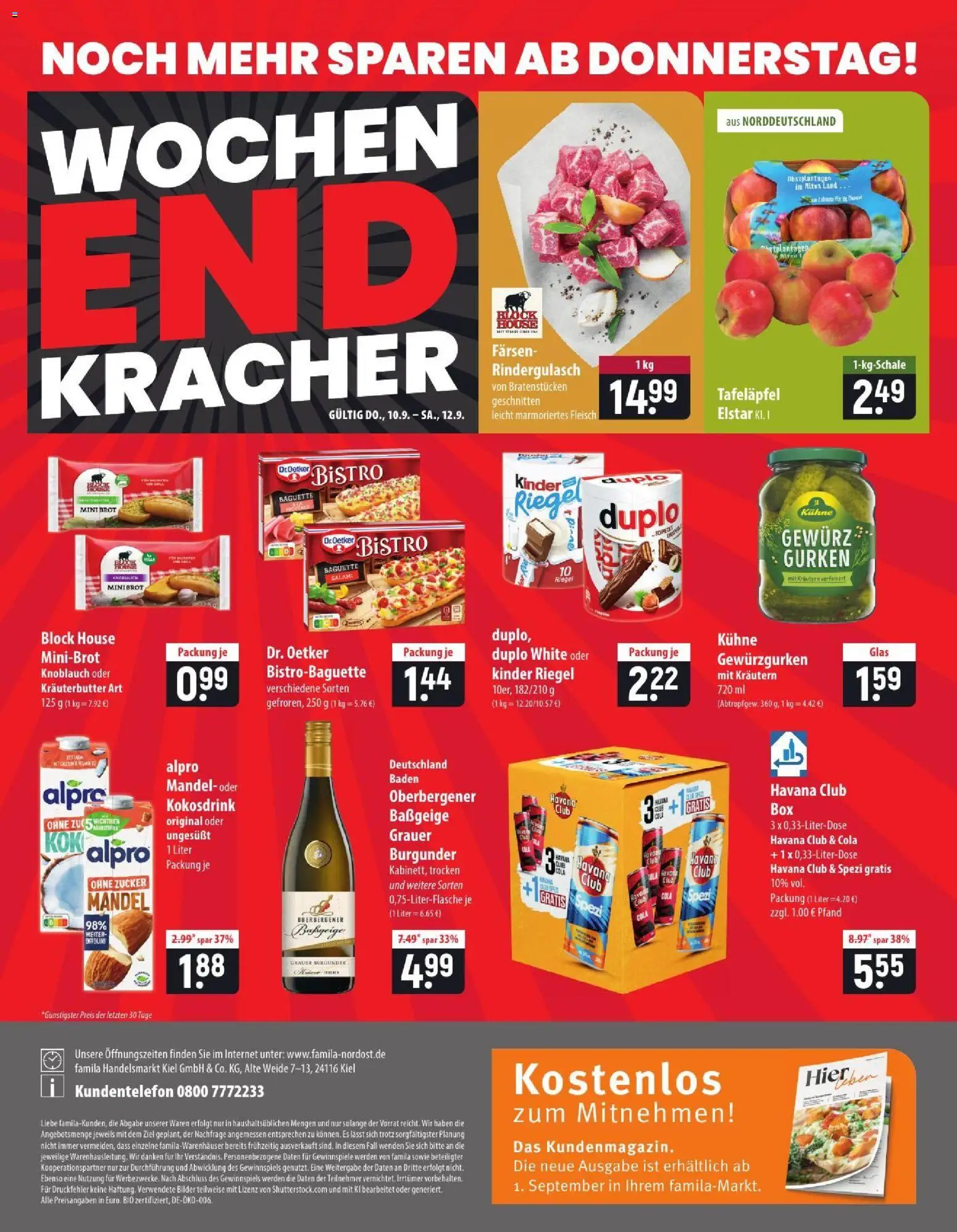Famila Prospekt Prospekt in Deutschland