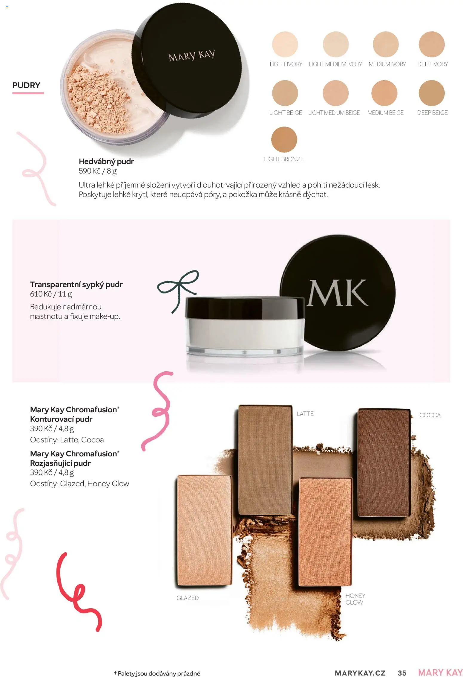 Mary Kay kniha o kráse Leták in Česko