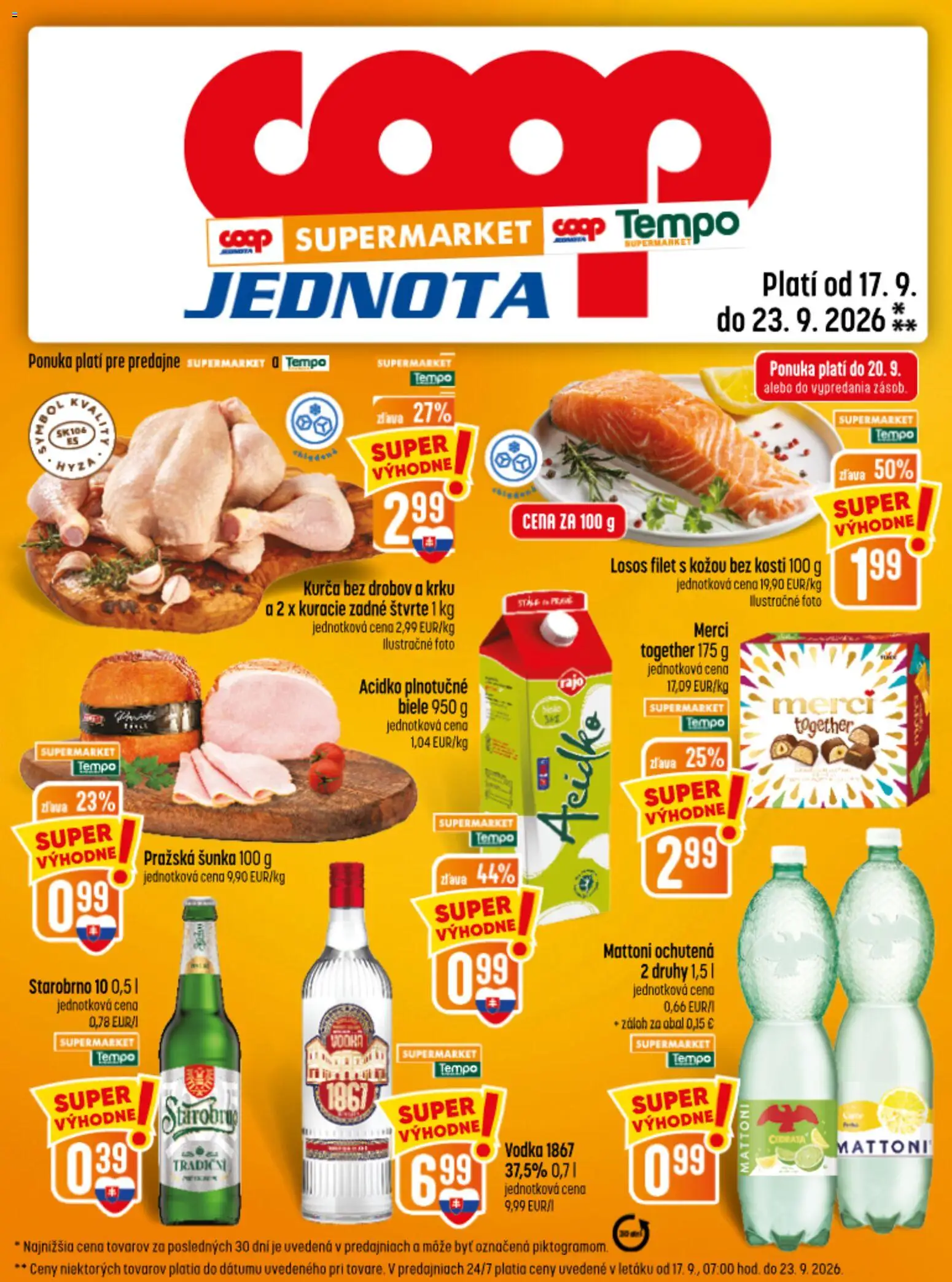 COOP Jednota leták Leták in Slovensko