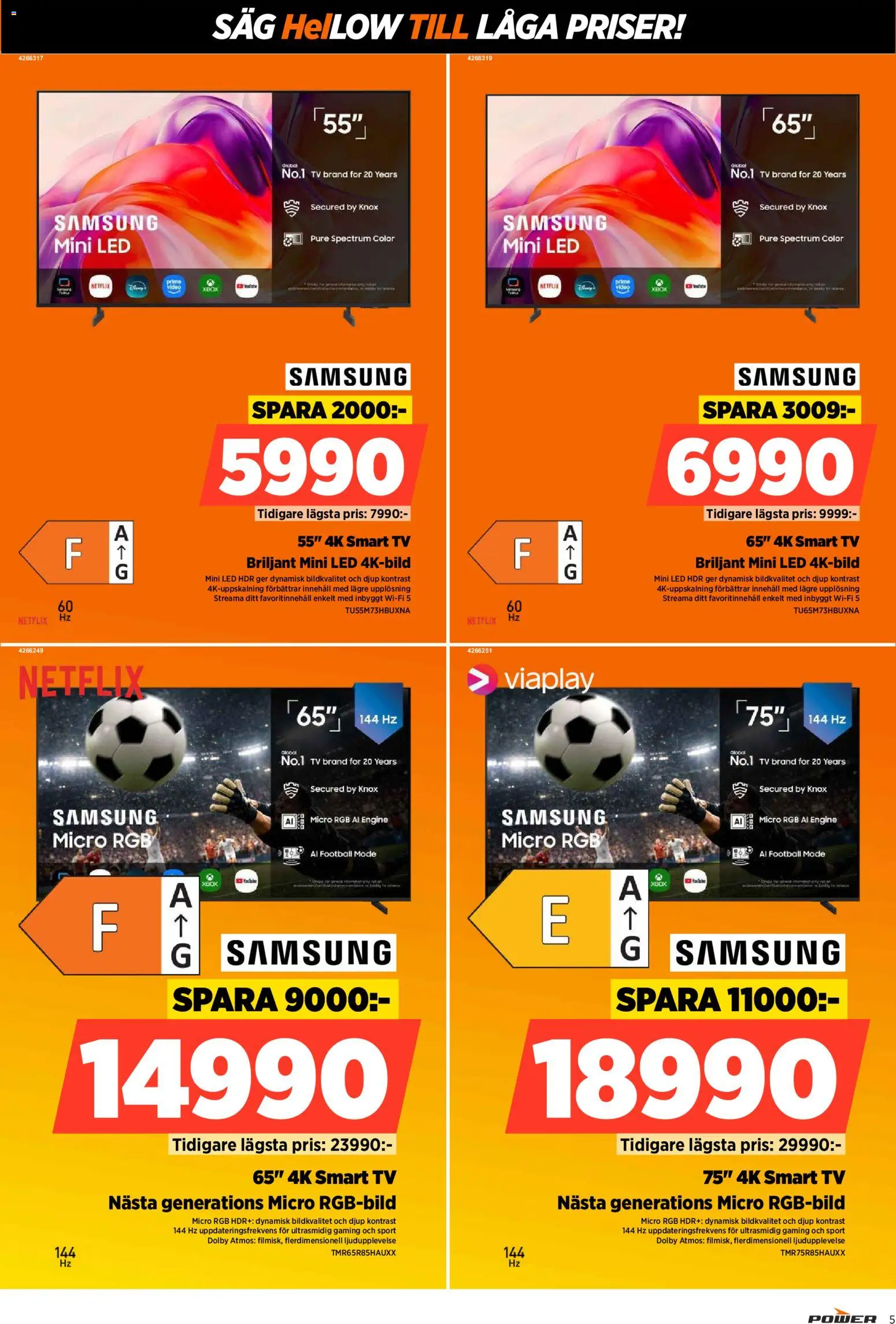Power erbjudanden Reklamblad in Sverige
