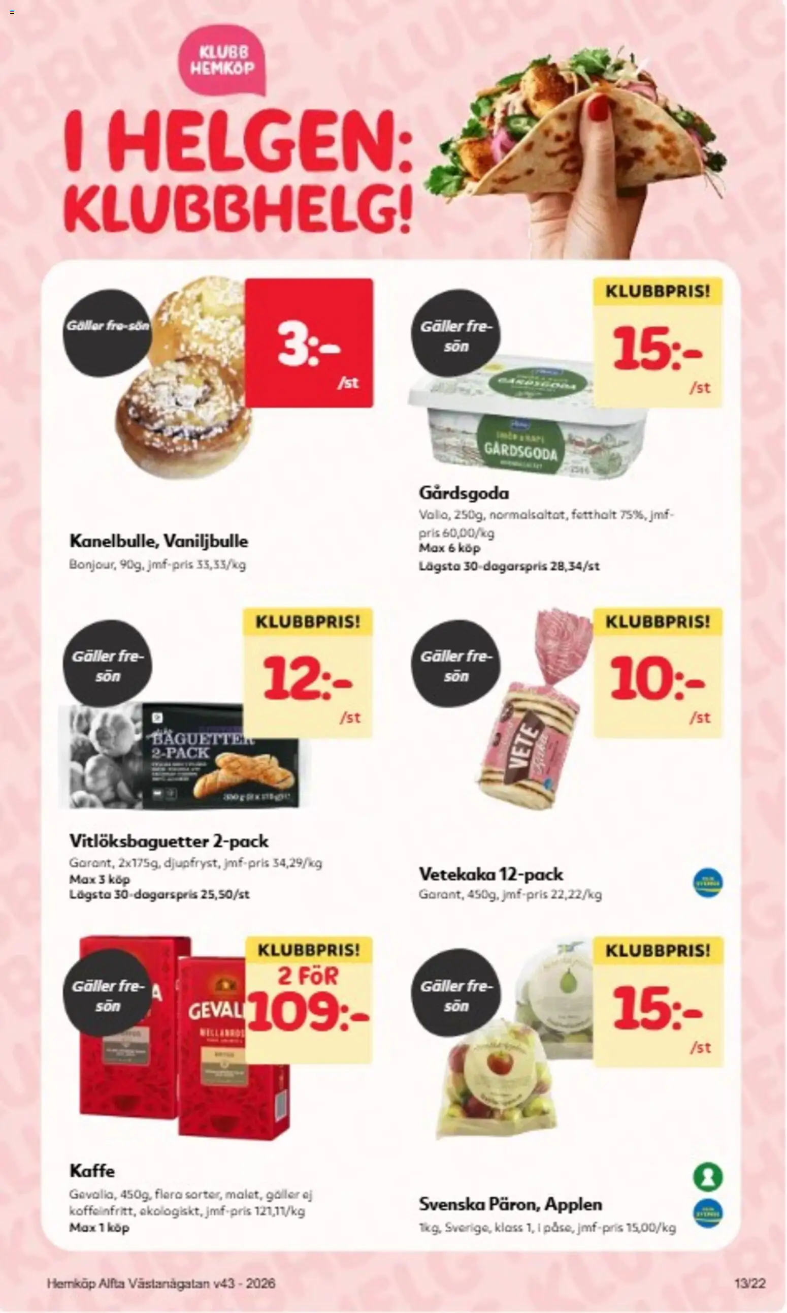 Hemköp erbjudanden Reklamblad in Sverige