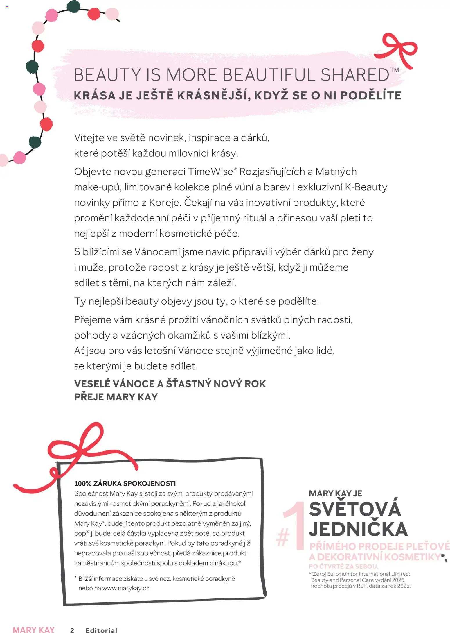 Mary Kay kniha o kráse Leták in Česko