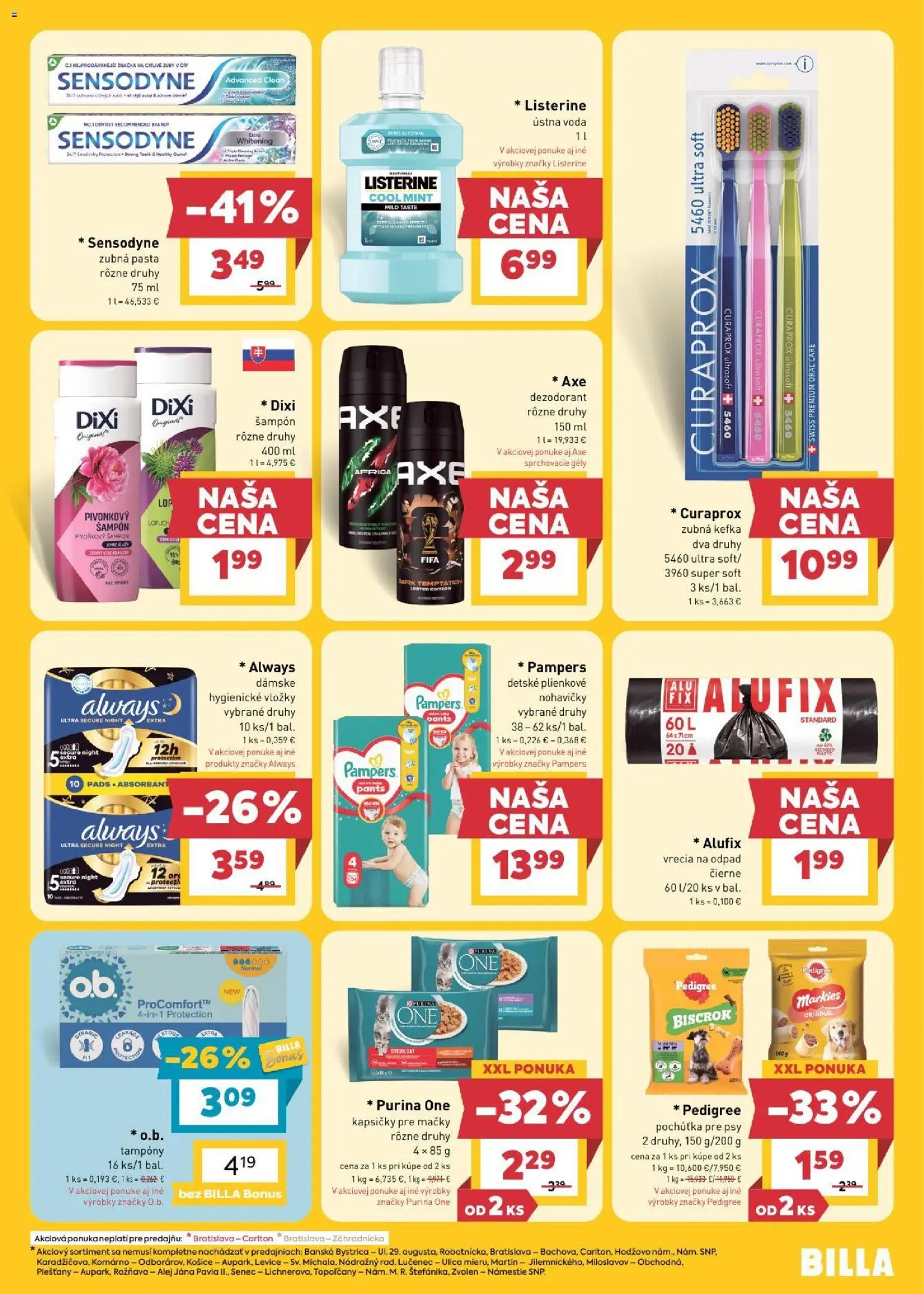 Billa leták Leták in Slovensko