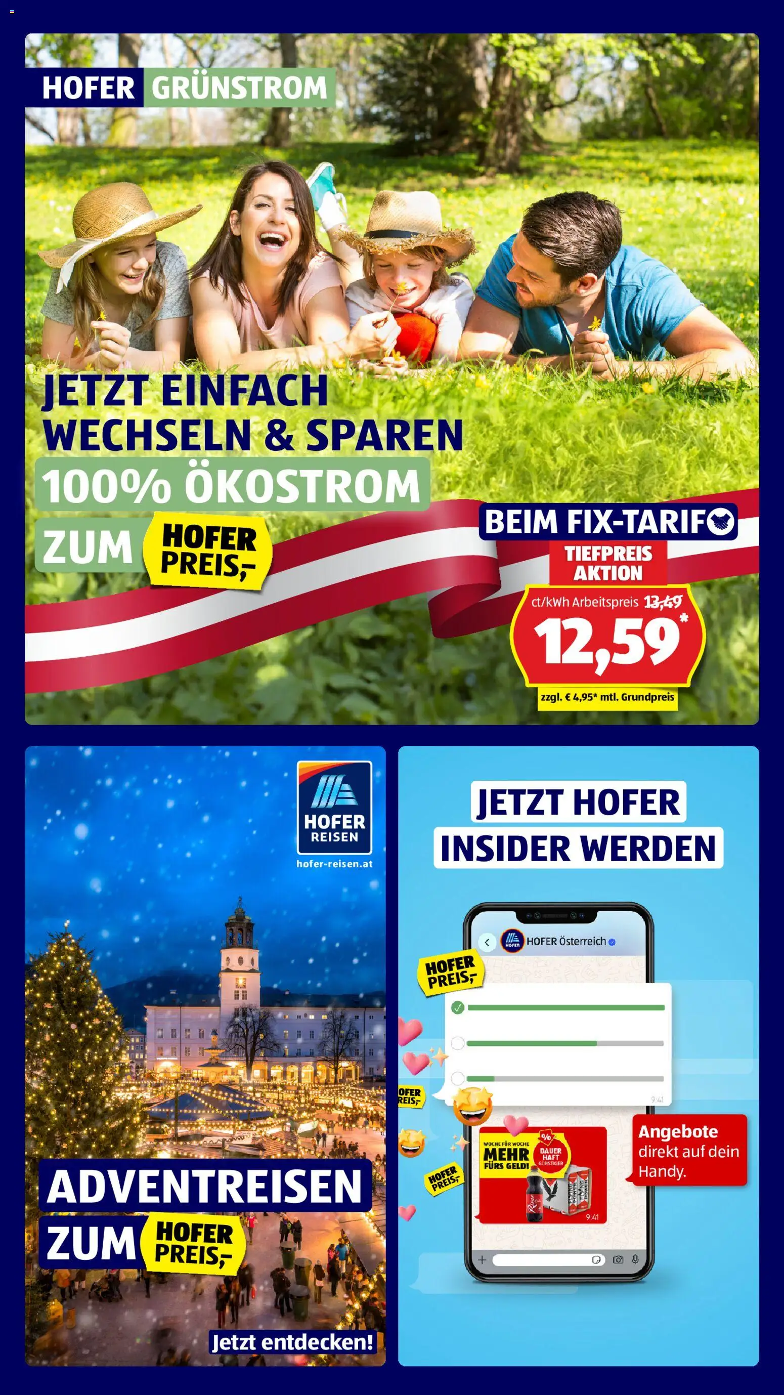 Hofer Flugblatt Flugblatt in Österreich