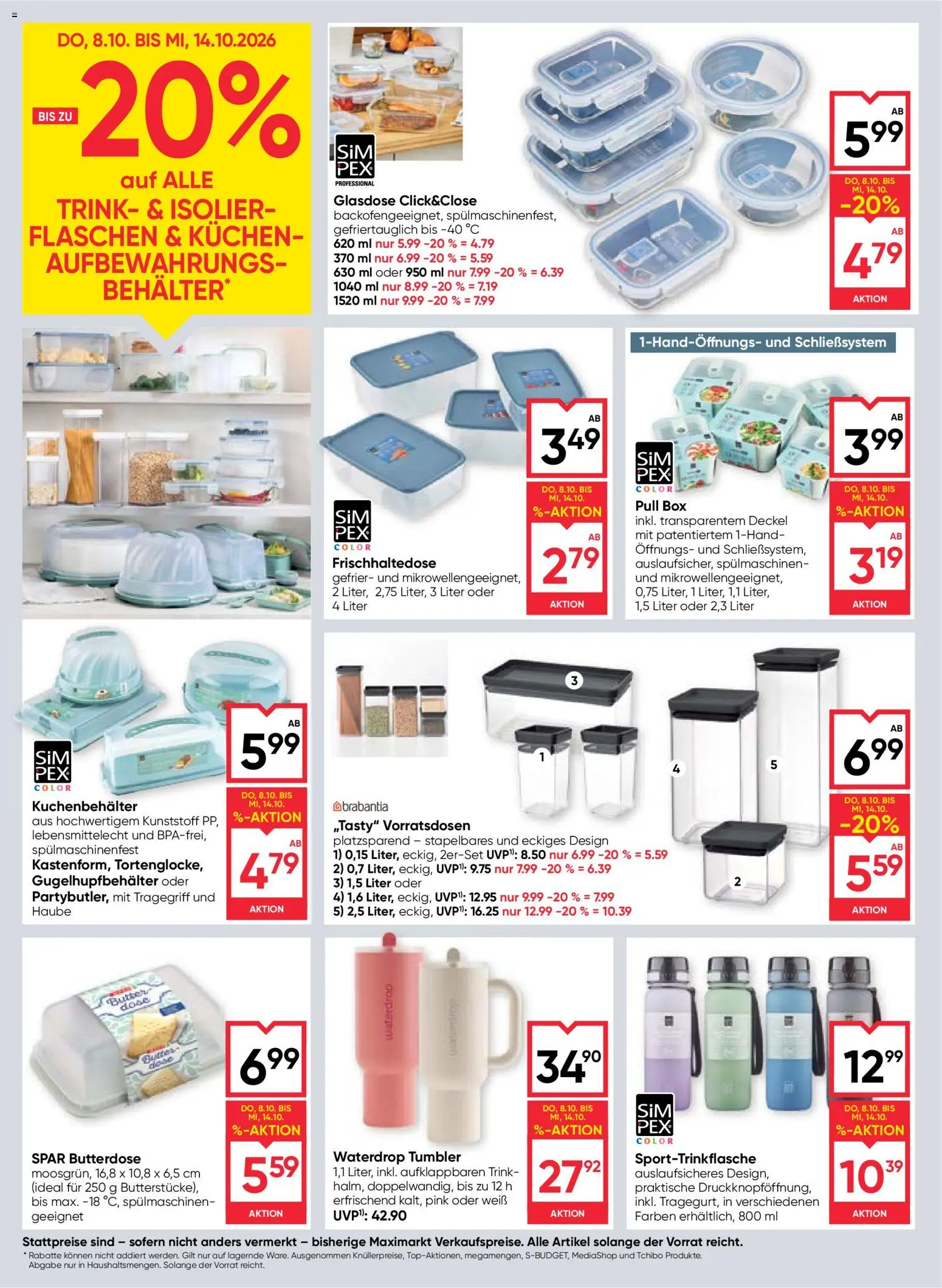 Maximarkt Flugblatt Flugblatt in Österreich