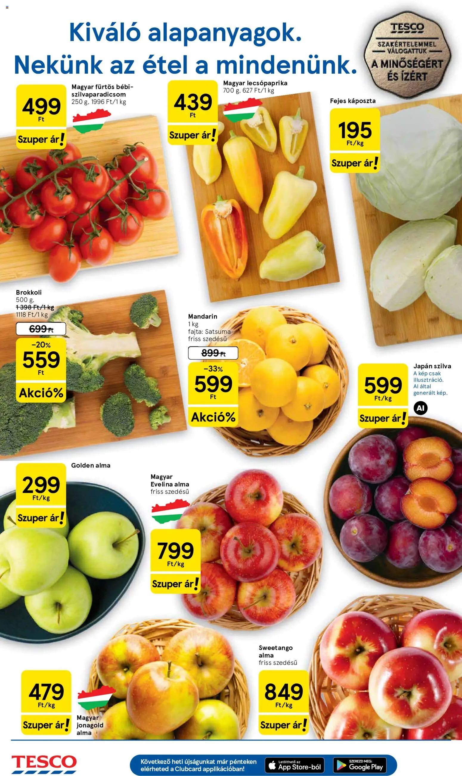 Tesco aktuális akciós újság Akciós újság in Magyarország