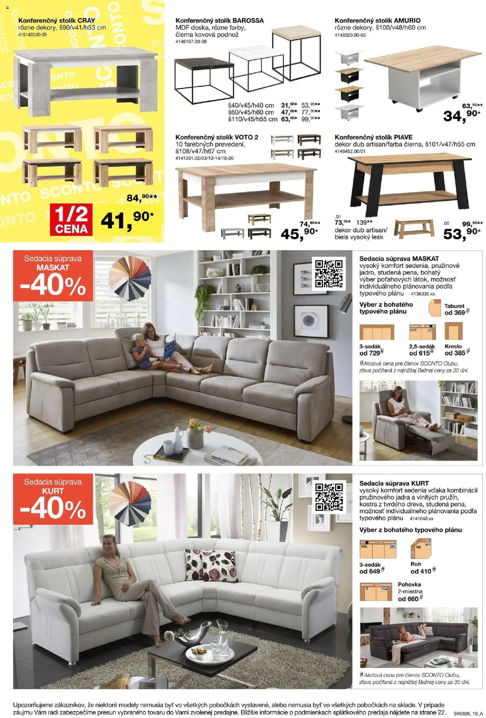 Sconto nábytok leták od 17.06.2026 » Pozrite si limitované zľavy a ušetrite ešte dnes! | Slovensko