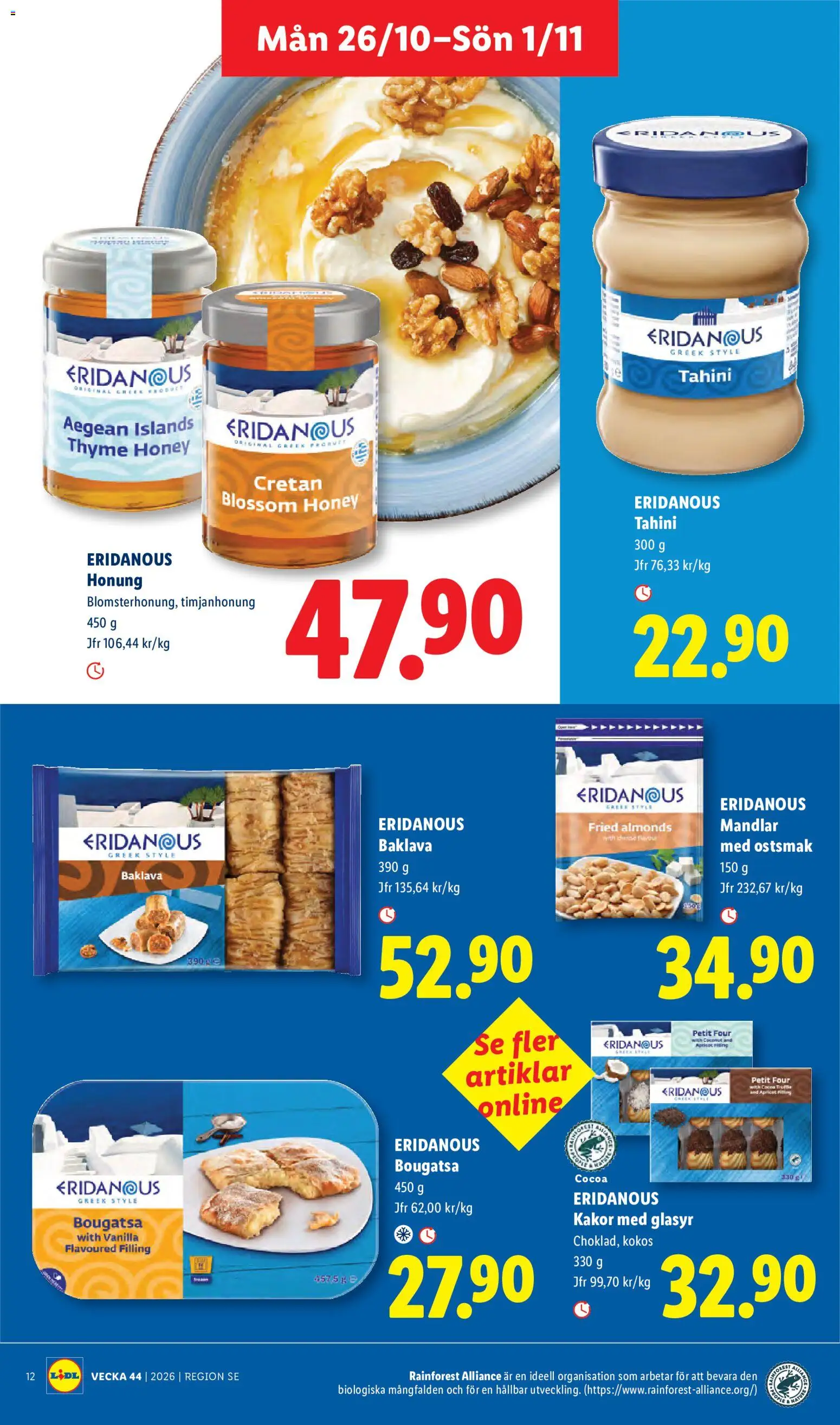 Lidl erbjudanden Reklamblad in Sverige