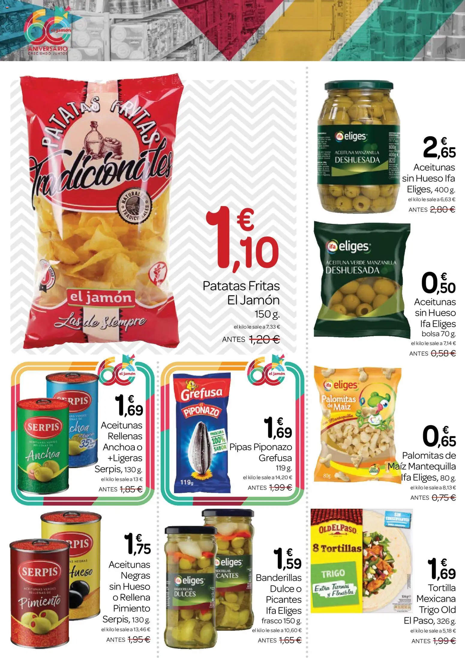 Supermercados El Jamón folleto Folleto in España