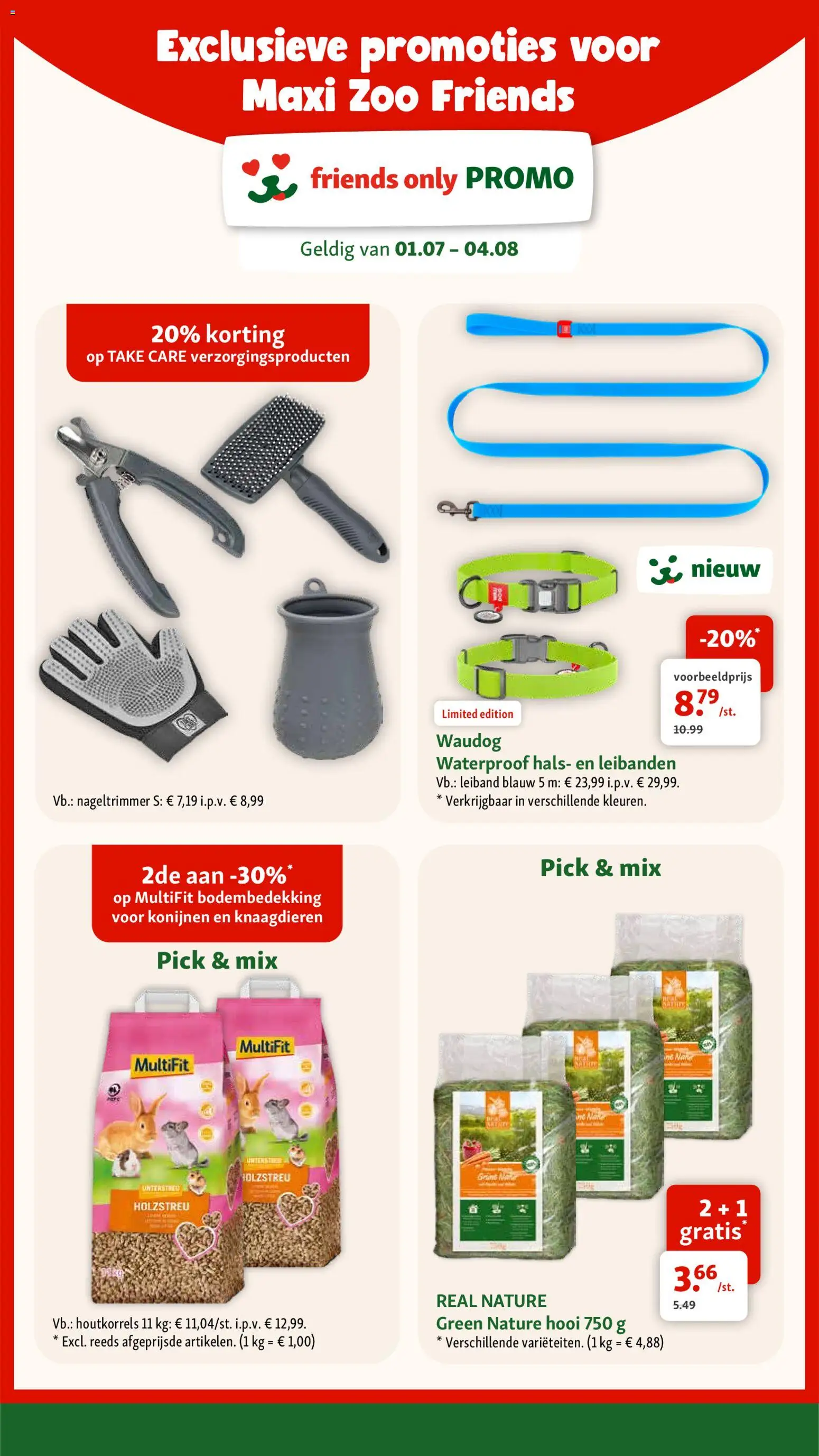 Nieuwe » Maxi Zoo folder van 01/07/2026 🤩  « is er! Ontdek geweldige aanbiedingen en bespaar. | België